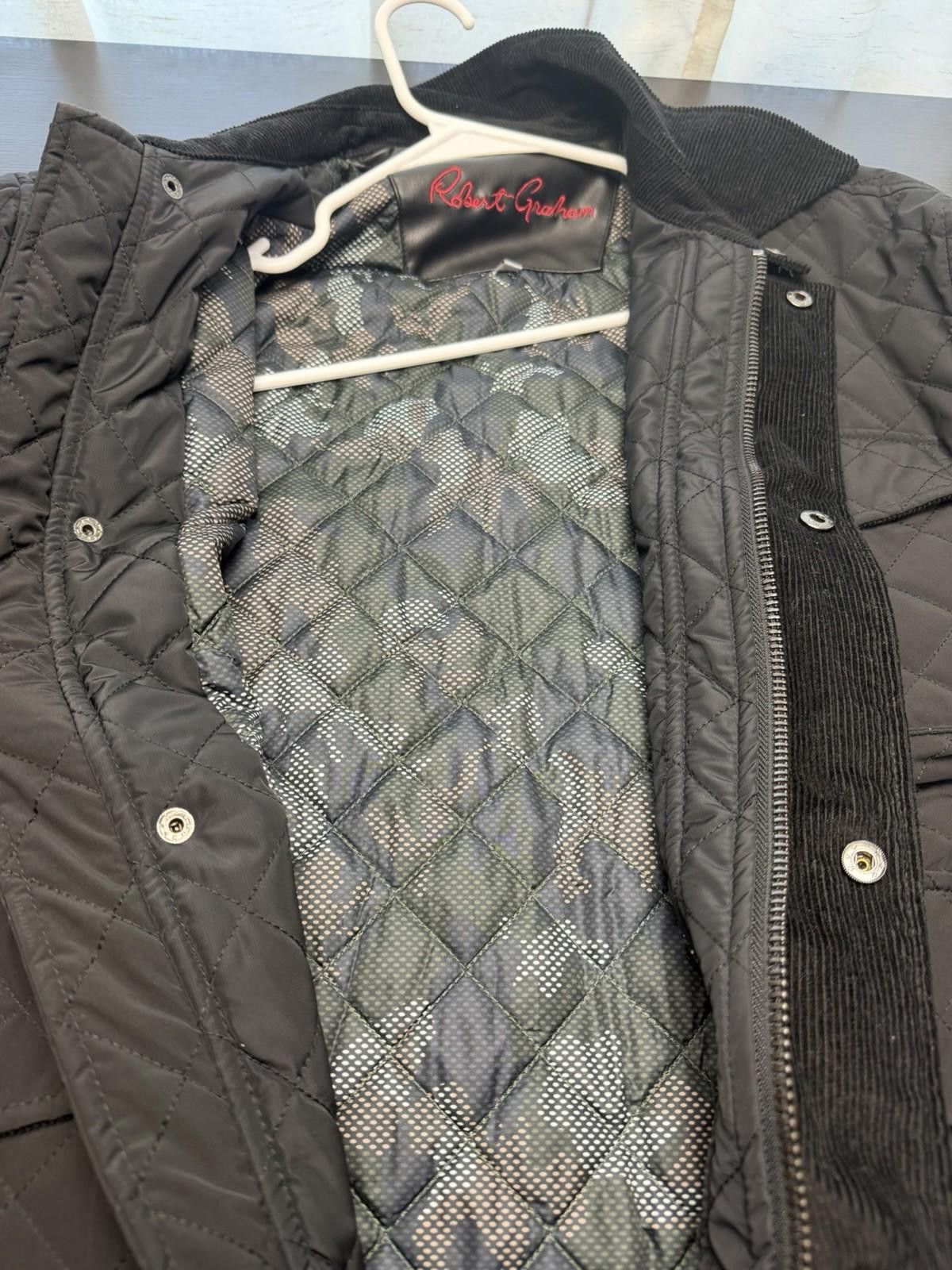 Robert Graham Robert Graham Black Quilted Utility Jacket Men’s M Size US M / EU 48-50 / 2 - 6 Thumbnail