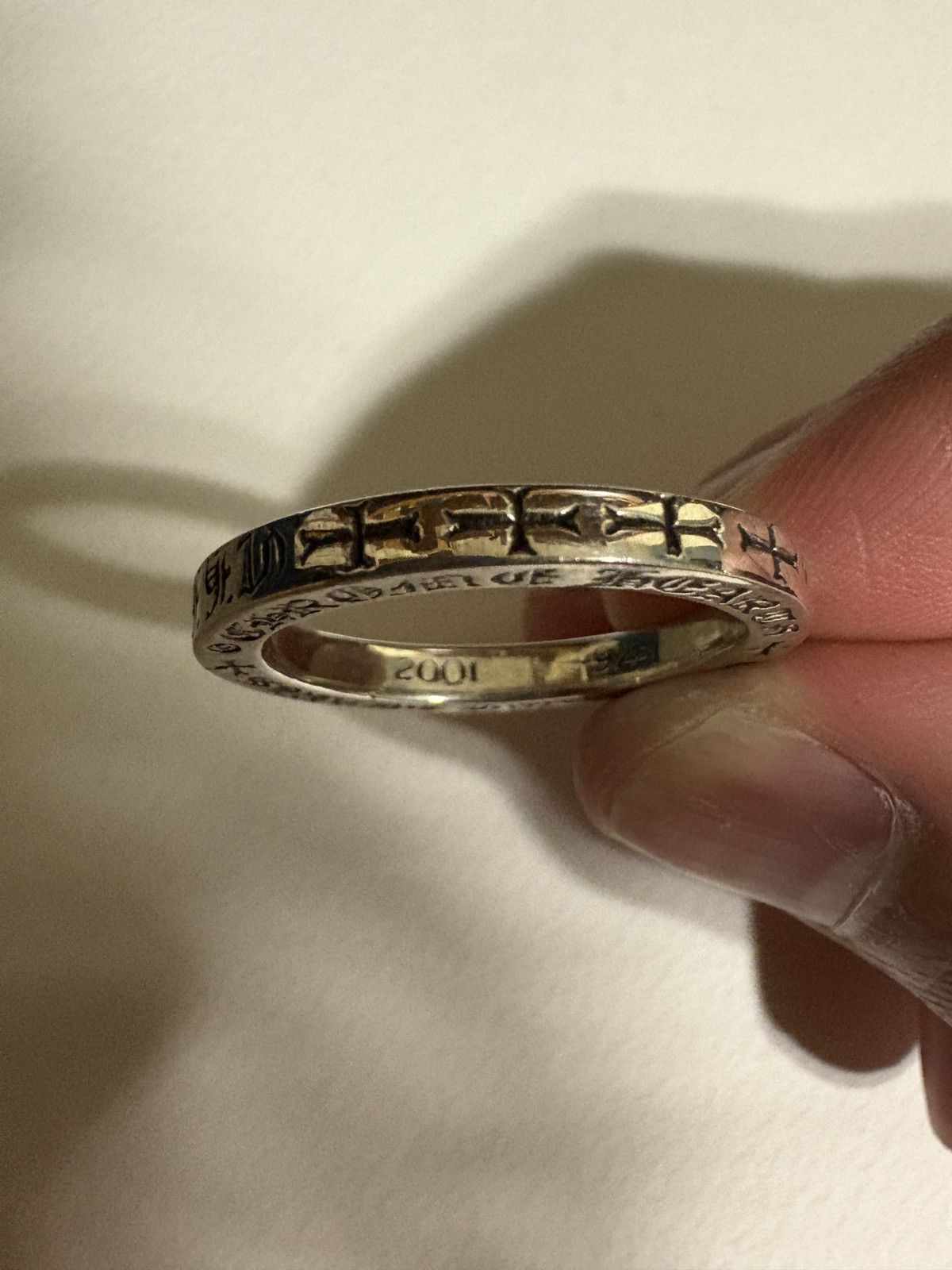 Chrome Hearts Chrome hearts fuck you ring 3mm Size ONE SIZE - 3 Thumbnail
