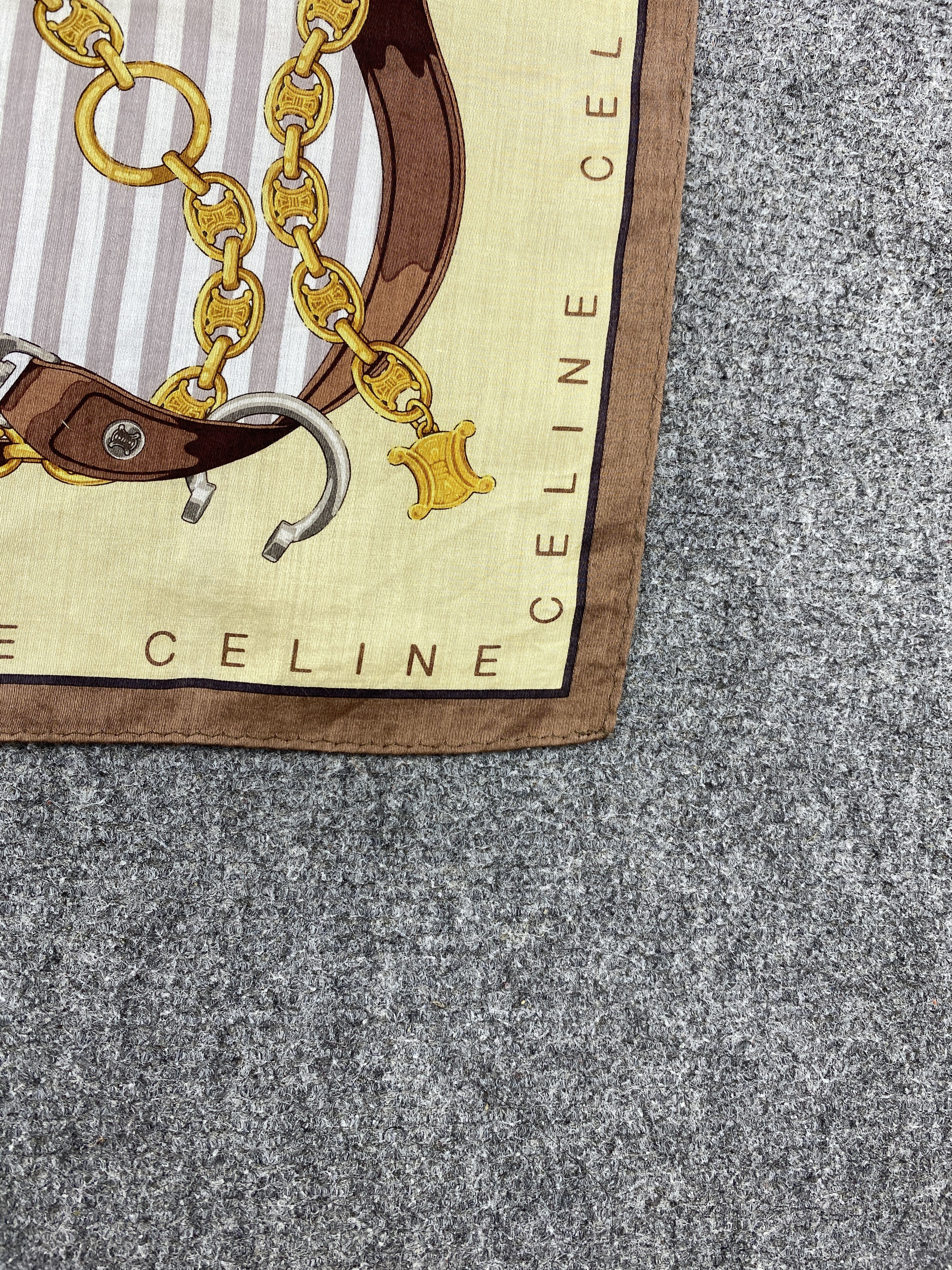Celine Celine Paris Handkerchief / Neckerchief / Bandana HKC1112 Size ONE SIZE - 8 Thumbnail