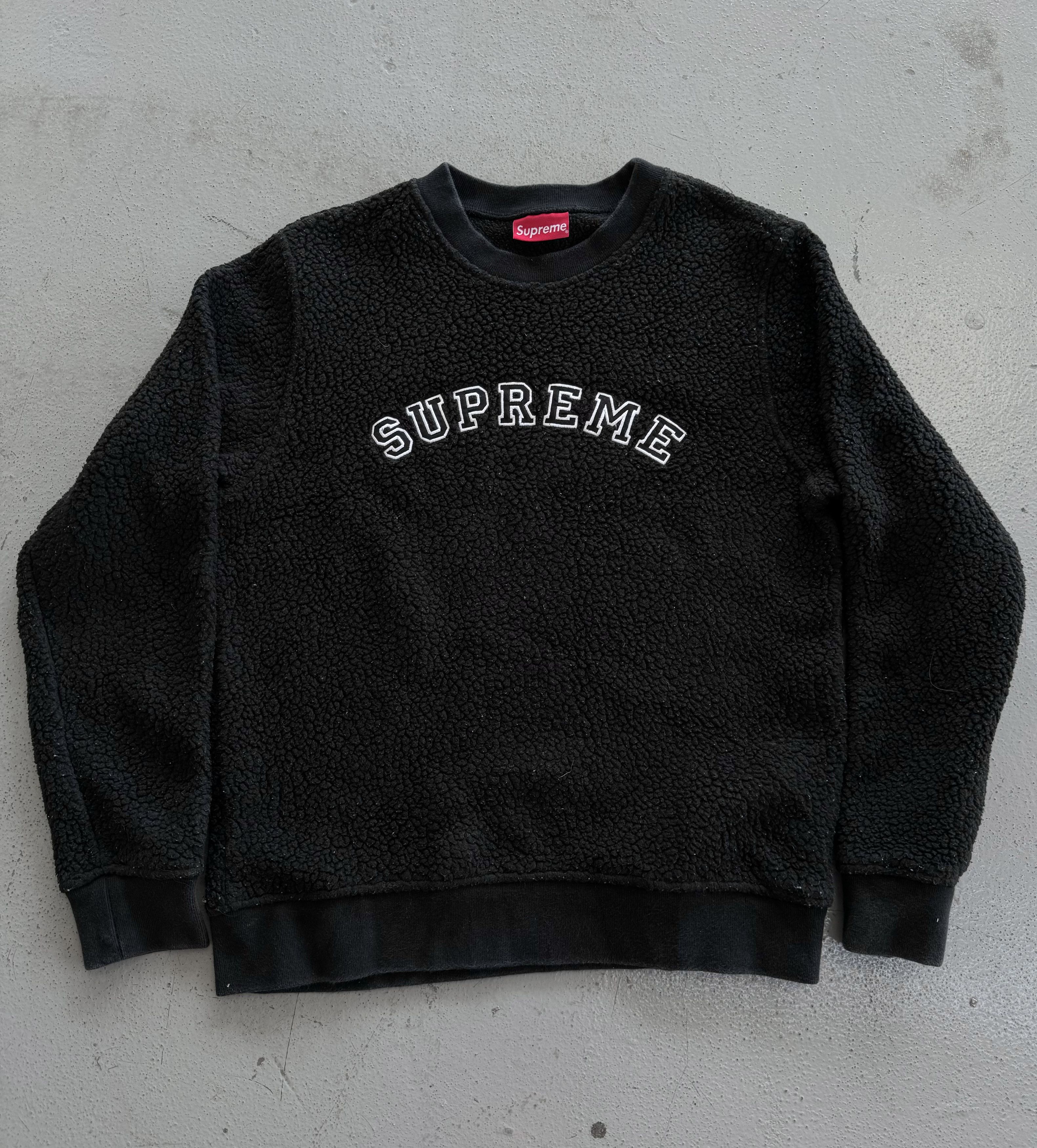Supreme Polartec Deep Pile Crewneck Size US M / EU 48-50 / 2 - 2 Thumbnail