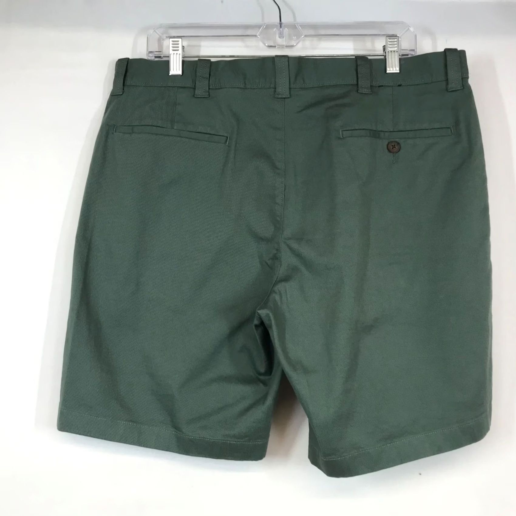 J.Crew J. CREW Mens 35 GREEN POLYESTER BLEND CHINO SHORTS Size US 35 - 4 Thumbnail