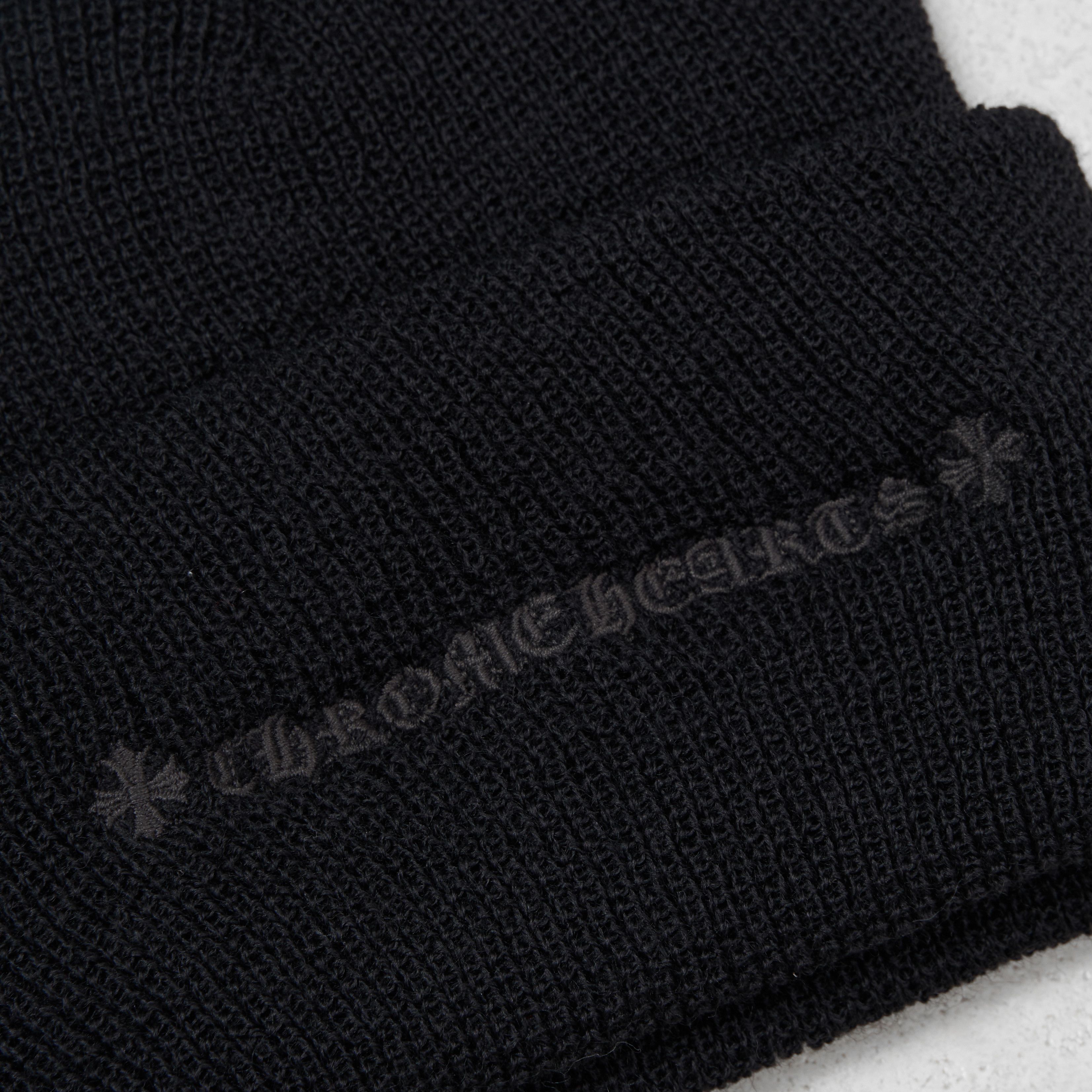 Chrome Hearts CHROME HEARTS Plus Cross Beanie Black Print Size ONE SIZE - 4 Thumbnail