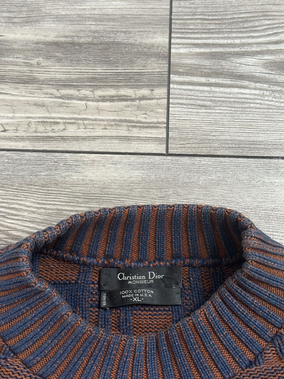 Christian Dior Monsieur Vintage Christian Dior Monsieur Knit Sweater Size US XL / EU 56 / 4 - 4 Thumbnail