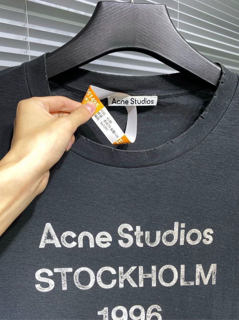 Acne Studios Acne Studios made old short-sleeved T-shirts- Size US XL / EU 56 / 4 - 5 Thumbnail