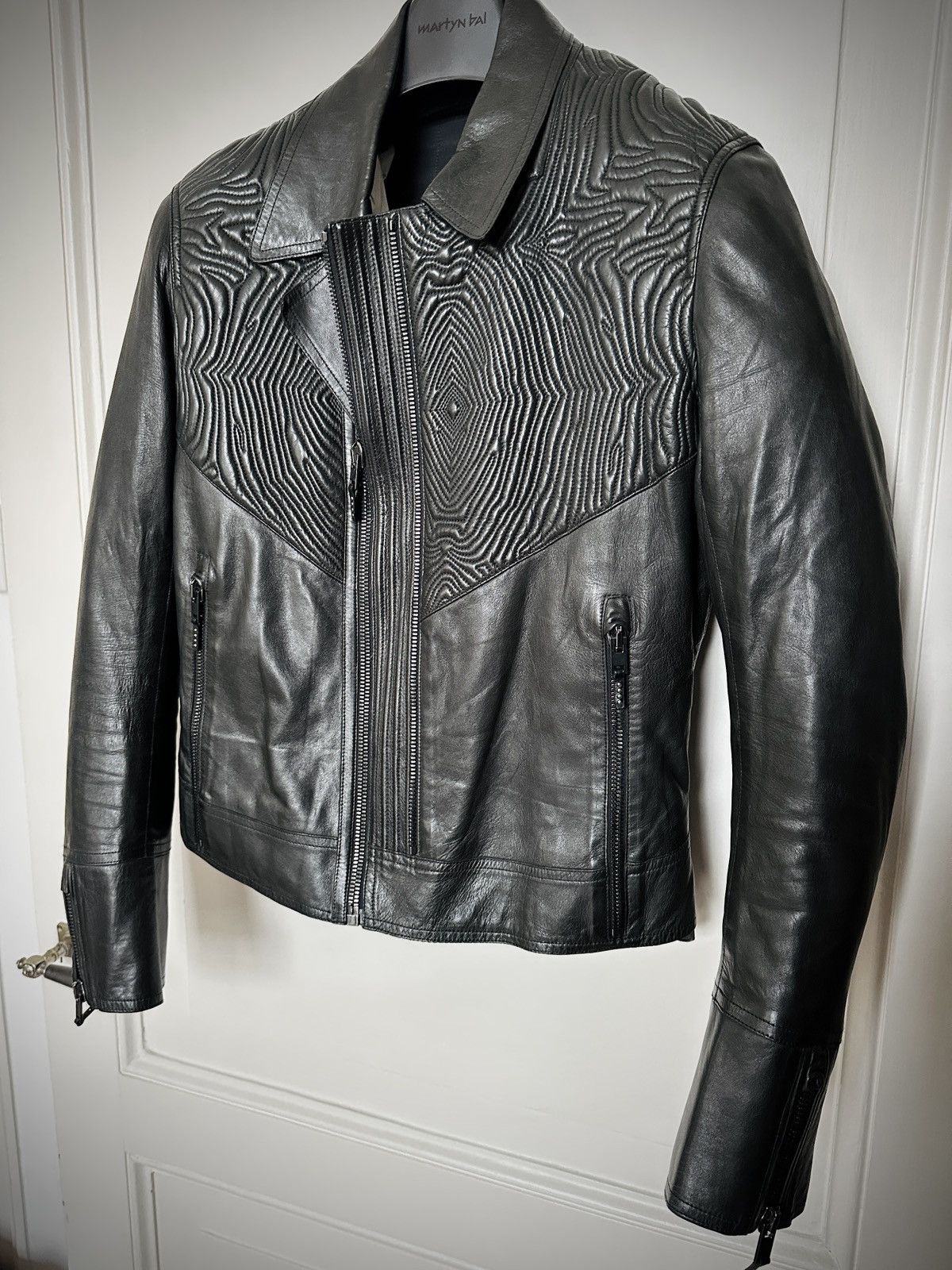 Roberto Cavalli Rare intricate biker jacket Size US M / EU 48-50 / 2 - 1 Thumbnail