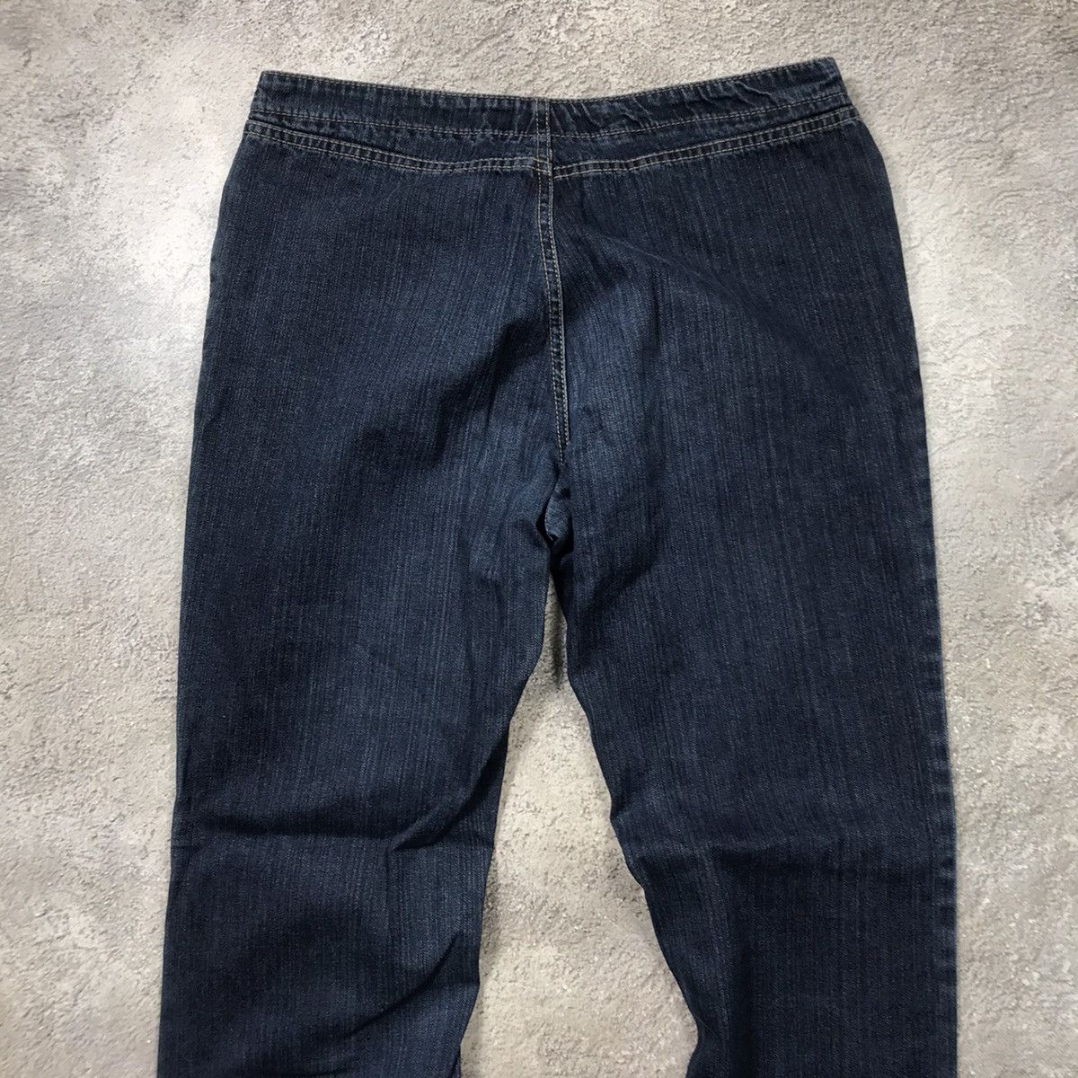 Vintage Vintage Y2K Distressed Baggy Flared Jeans Grunge Logo 29 Size 29" - 4 Thumbnail