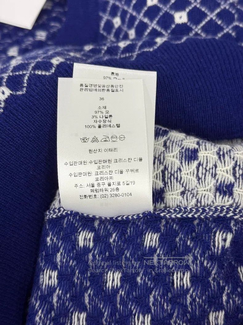 Dior Dior 26 new blue short-sleeved knitwear Size XS / US 0-2 / IT 36-38 - 7 Thumbnail