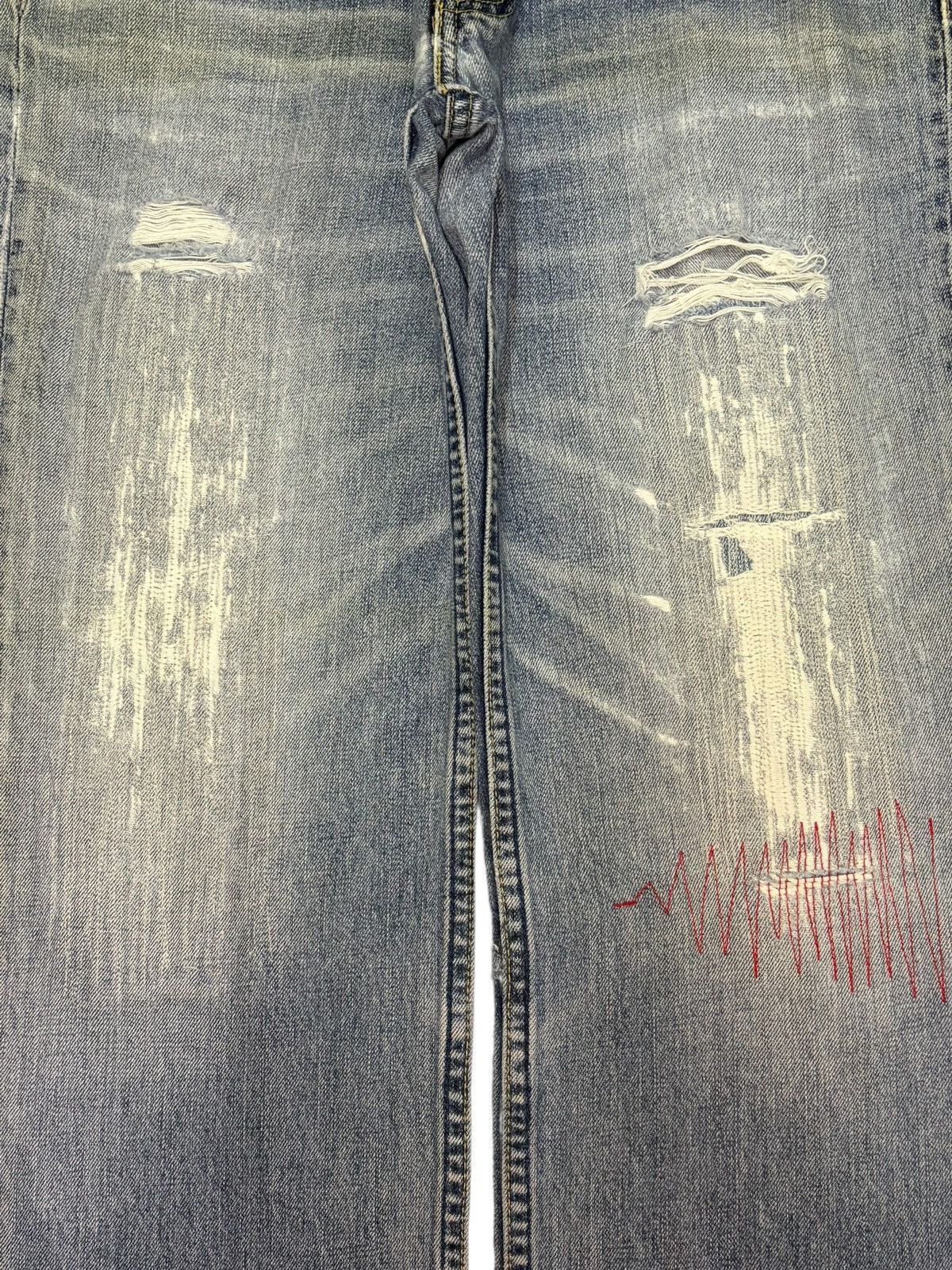 Levi's Vintage 90s Levis 502 Faded Wash Distressed Jeans Size US 30 / EU 46 - 3 Thumbnail