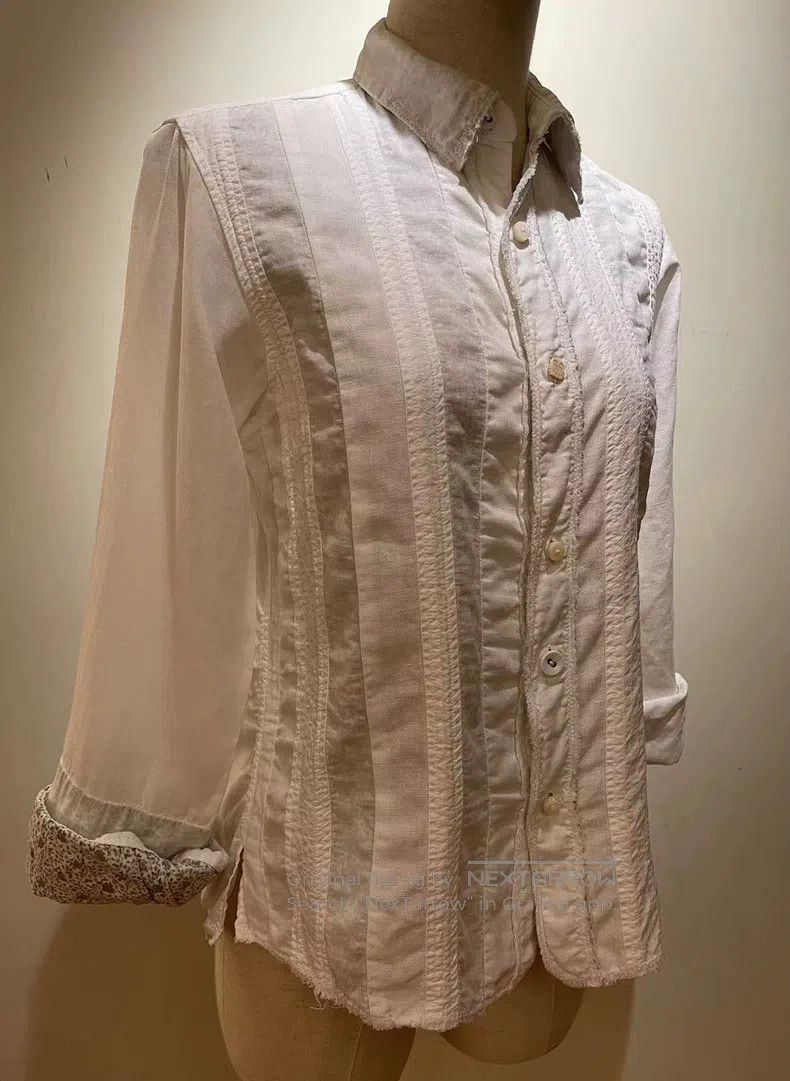Kapital Kapital Skull button cotton and linen stitching shirt Size S / US 4 / IT 40 - 3 Thumbnail