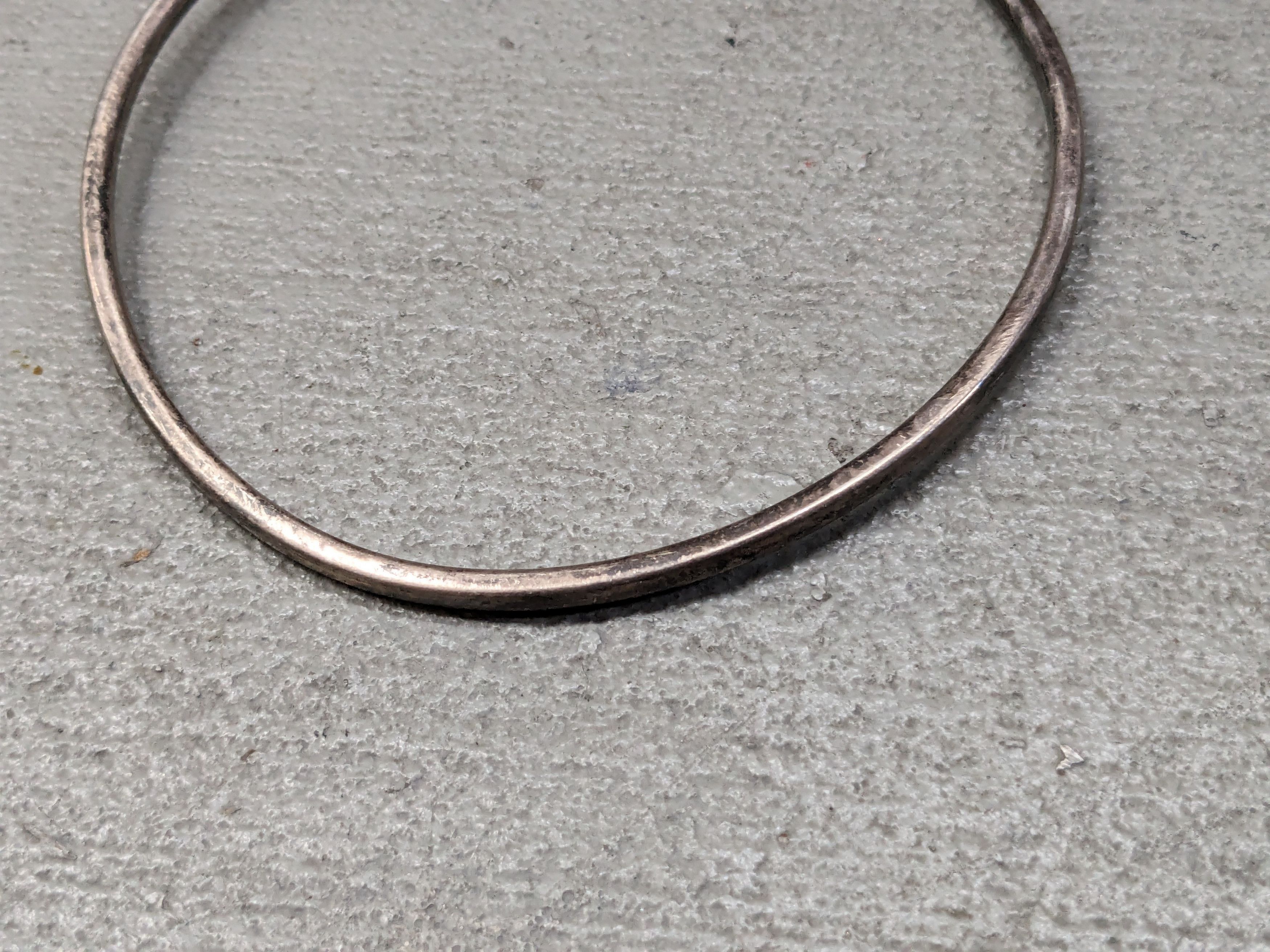 Other Vintage Sterling Silver Collar Necklace Choker 13" Y2K Size ONE SIZE - 2 Thumbnail