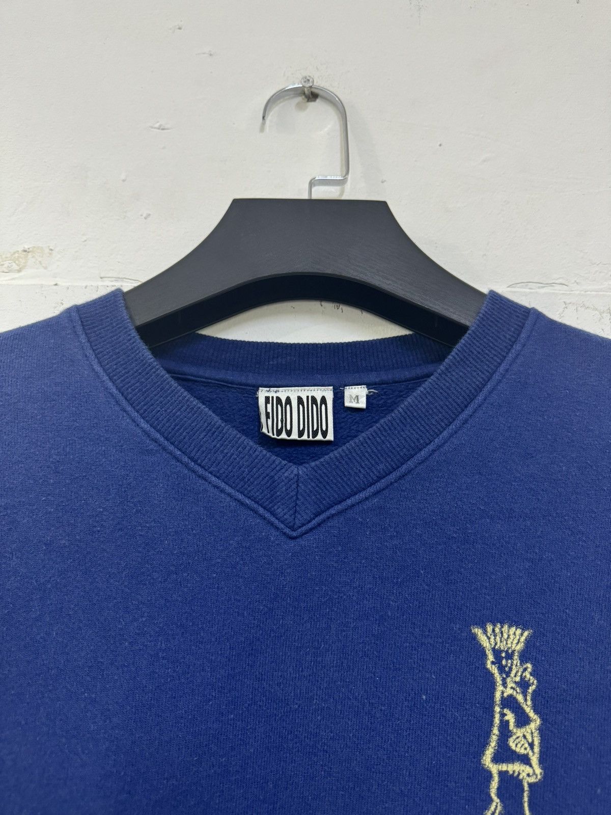 Vintage 💥VINTAGE 1997 FIDO DIDO SWEATSHIRT V-NECK Size US M / EU 48-50 / 2 - 12 Thumbnail