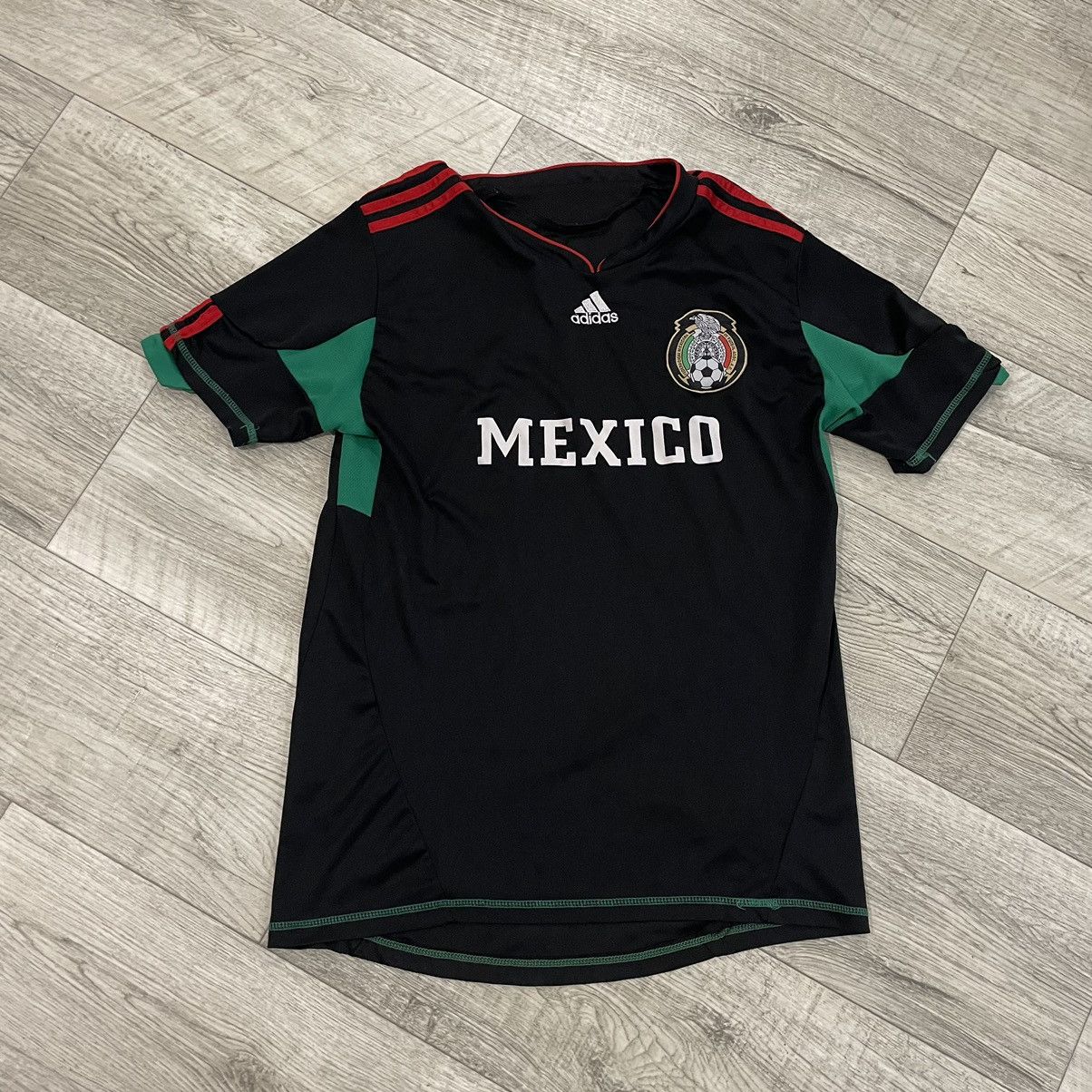 Vintage Vintage 90s Mexico ADIDAS shir tee jersey mexicana Size US S / EU 44-46 / 1 - 1 Thumbnail