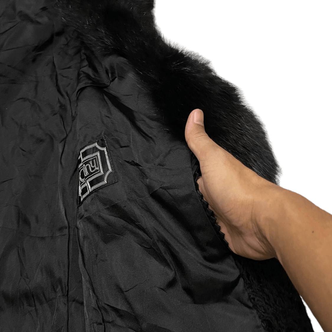 If Six Was Nine Rare Luxury Rotiny Fur Coat Size S / US 4 / IT 40 - 10 Thumbnail