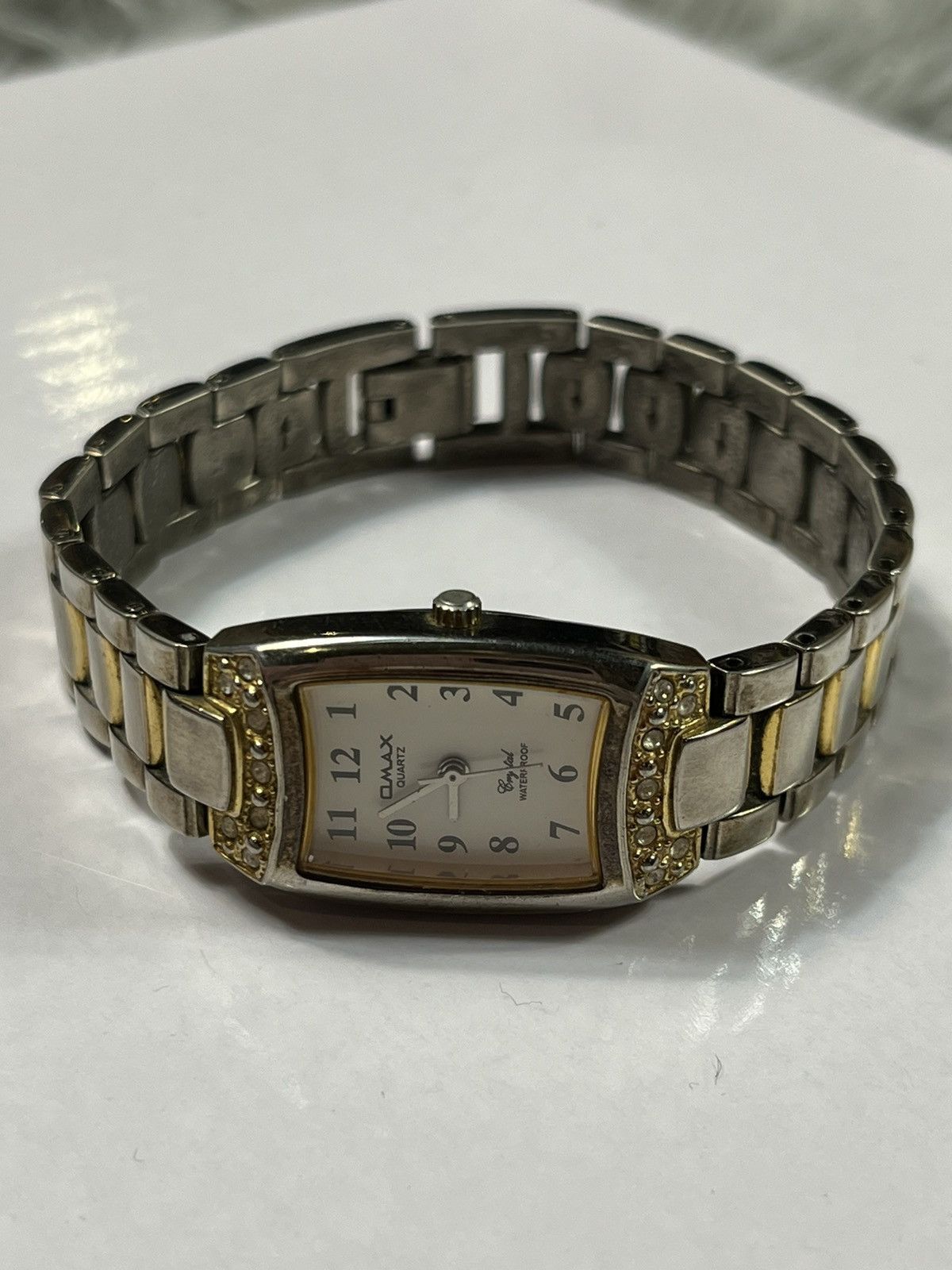 Hysteric Glamour Omax Gold & Silver Crystal Watch – Japanese Brand Size ONE SIZE - 6 Thumbnail