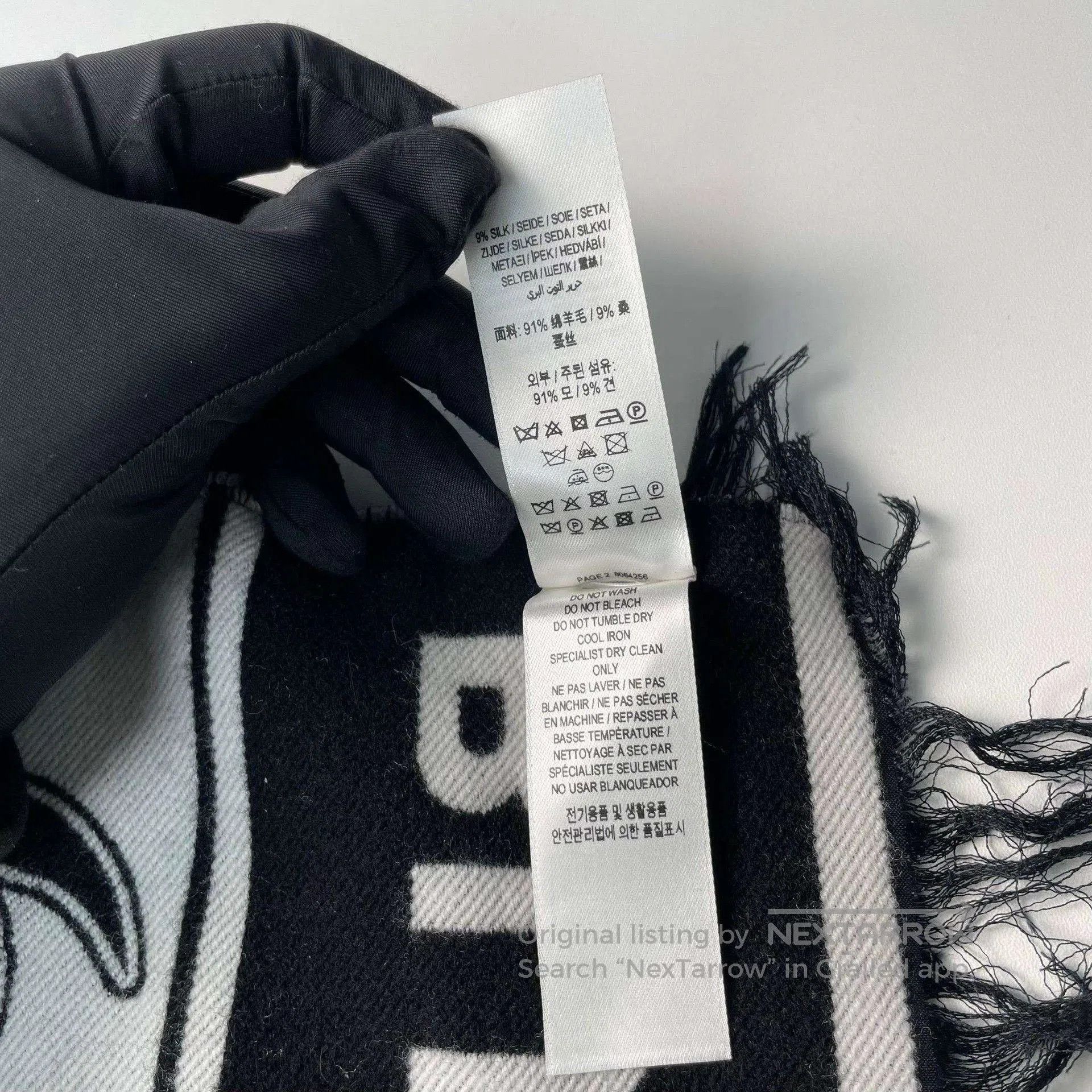 Burberry Burberry Limited Rabbit Fringed Scarf. Size ONE SIZE - 6 Thumbnail