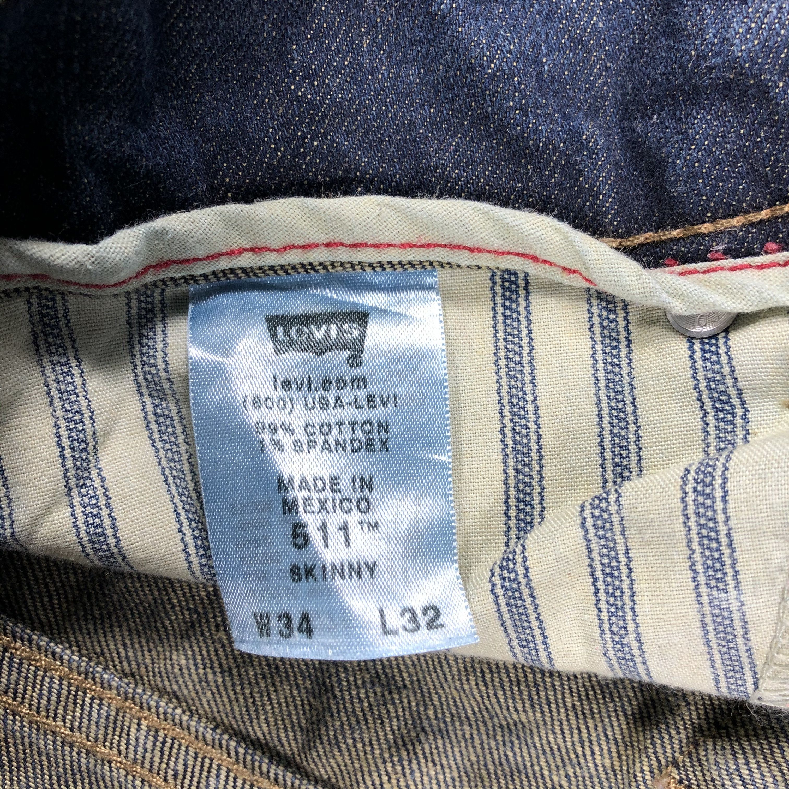 Levi's Vintage Levis Jeans Lot 511 Skinny-JM679 Size US 35 - 9 Thumbnail