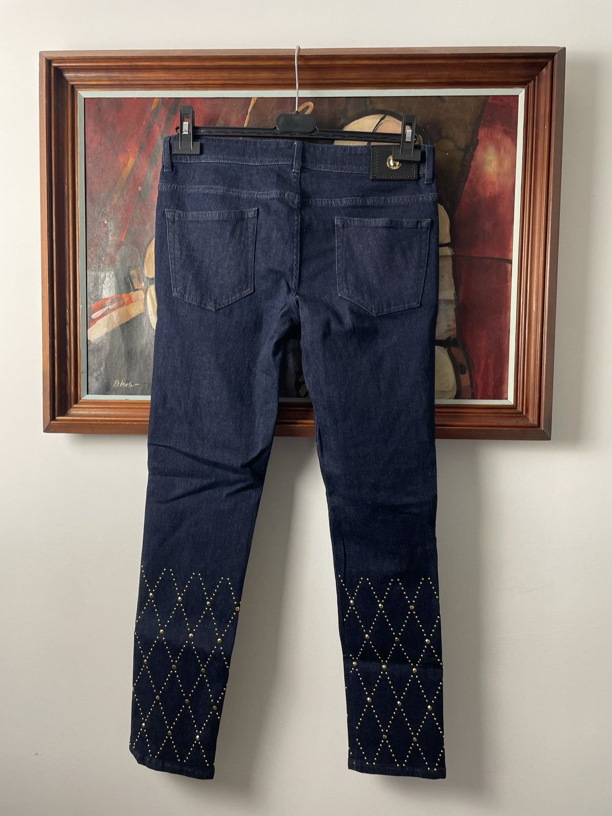 Versace Jeans Couture Versace Jeans Couture Vintage Y2K Era Denim Skinny Jeans Size 30" / US 8 / IT 44 - 2 Thumbnail
