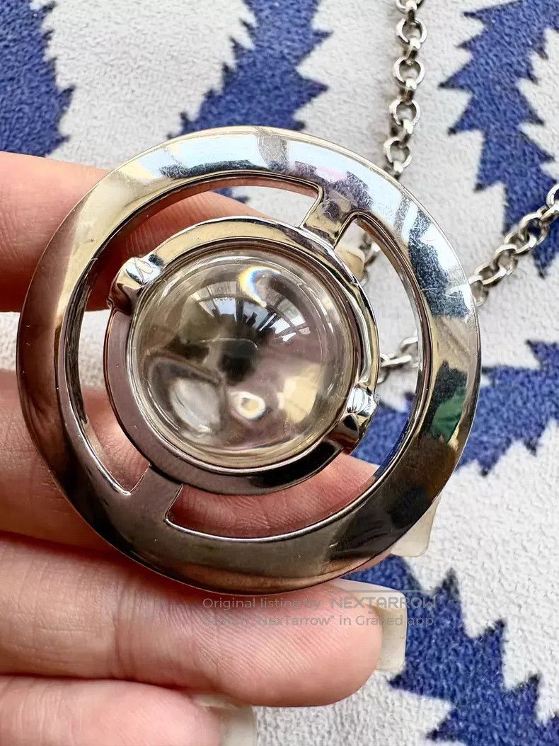Vivienne Westwood Vivienne Westwood Silver Large Saturn Orb Necklace Size ONE SIZE - 4 Thumbnail