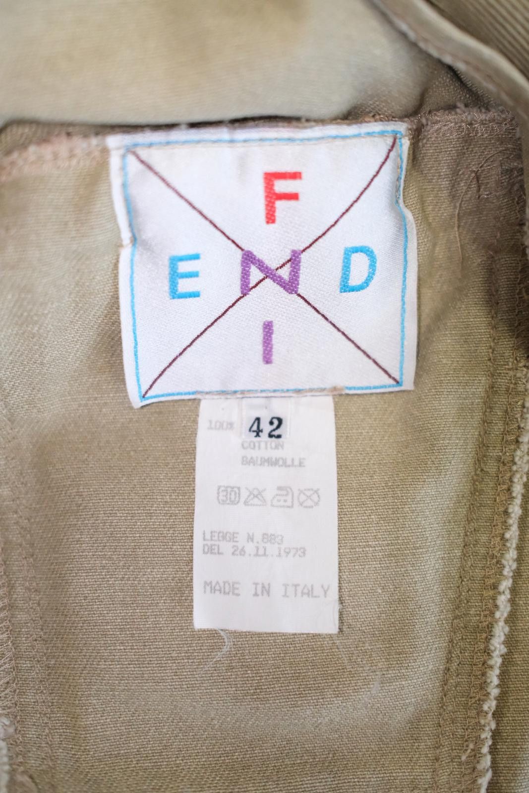Fendi 90's Fendi Trucker Denim Jacket Size L / US 10 / IT 46 - 5 Thumbnail