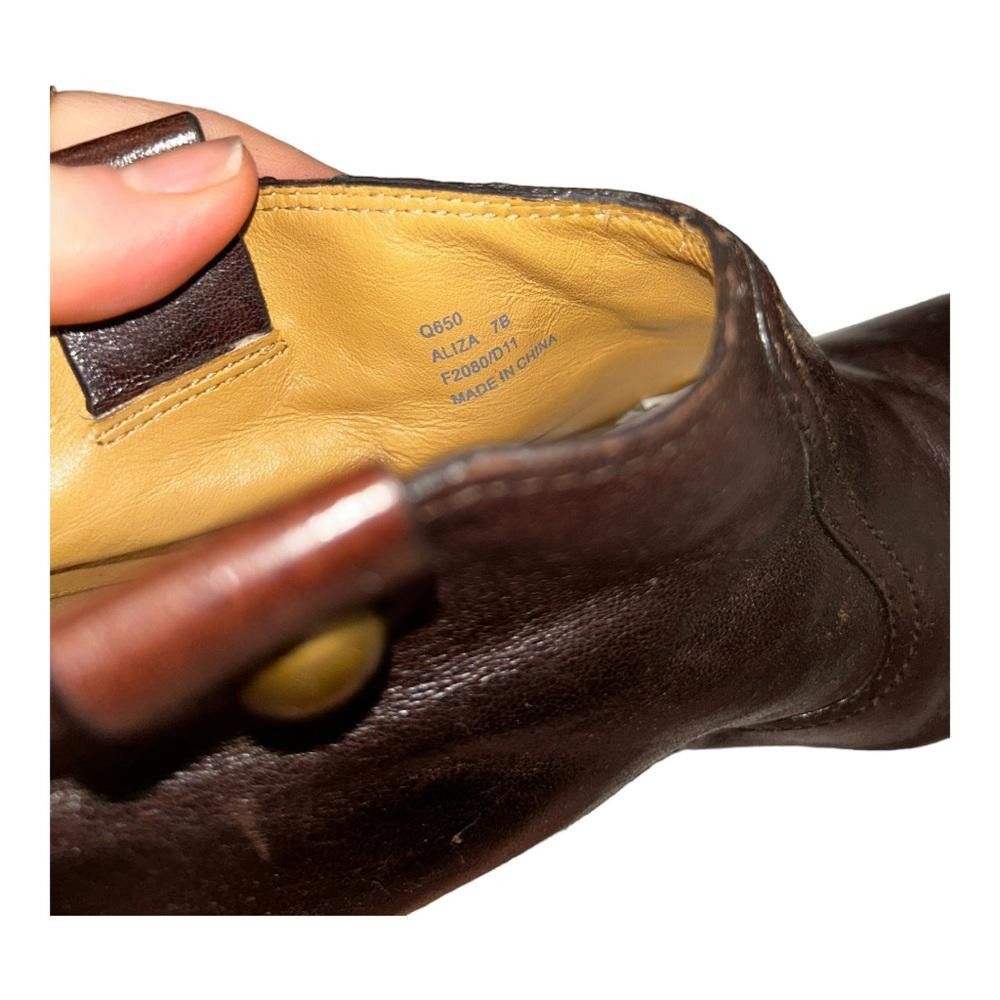 Coach Coach l Aliza Brown Leather Heeled Bootie Size 7 Size US 7 / IT 37 - 9 Thumbnail