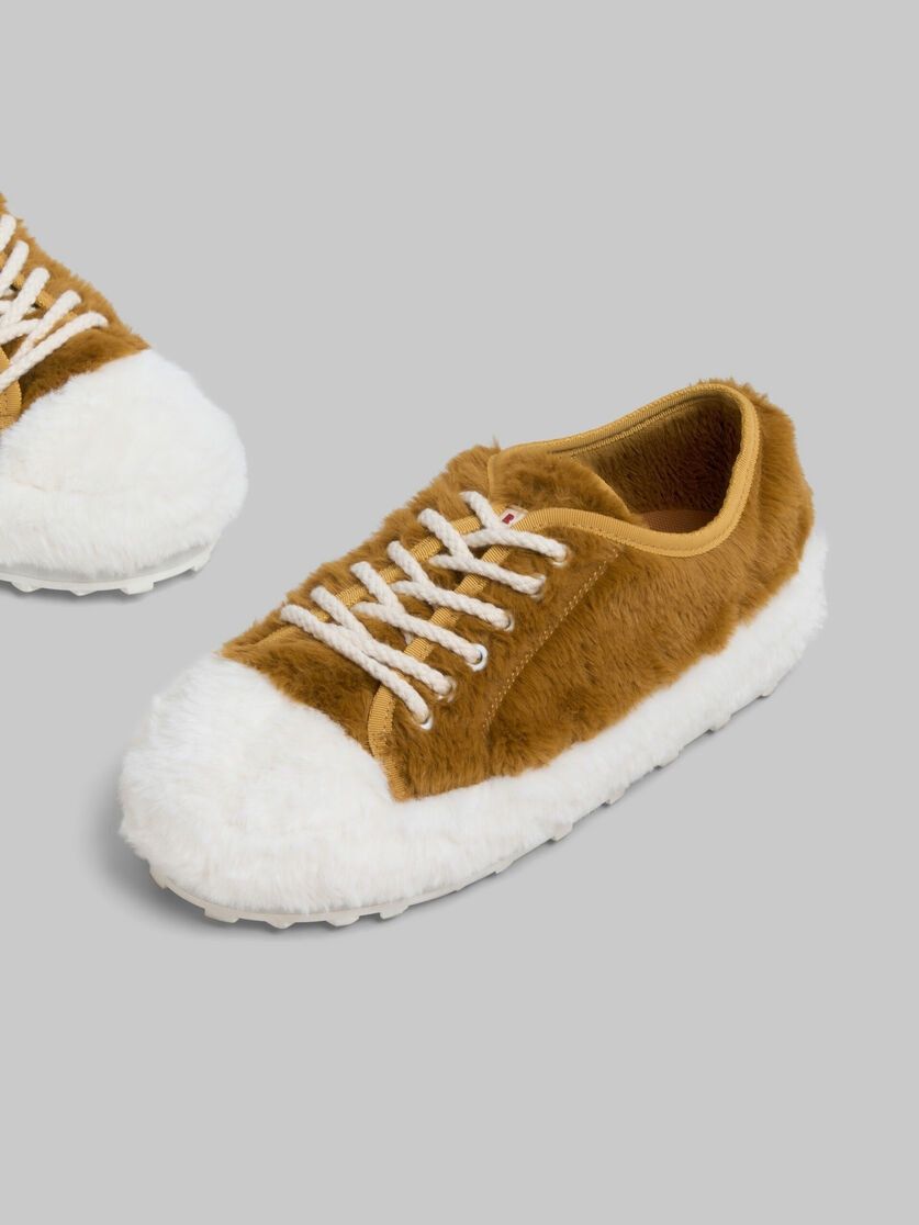 Marni o1f1d3z1025 Teddy Tennis Sneakers in Brown/White Size US 9 / IT 39 - 5 Thumbnail