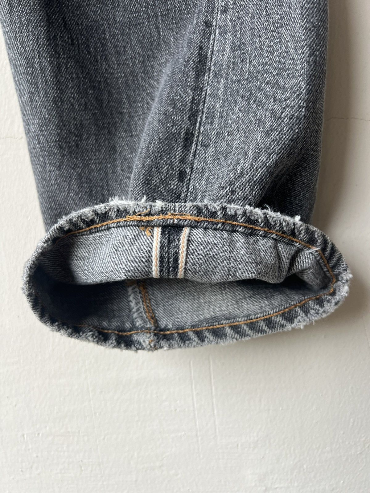 Denime Vintage DENIME Orizzonti Faded Distress Denim Selvedge Jeans Size US 30 / EU 46 - 16 Thumbnail