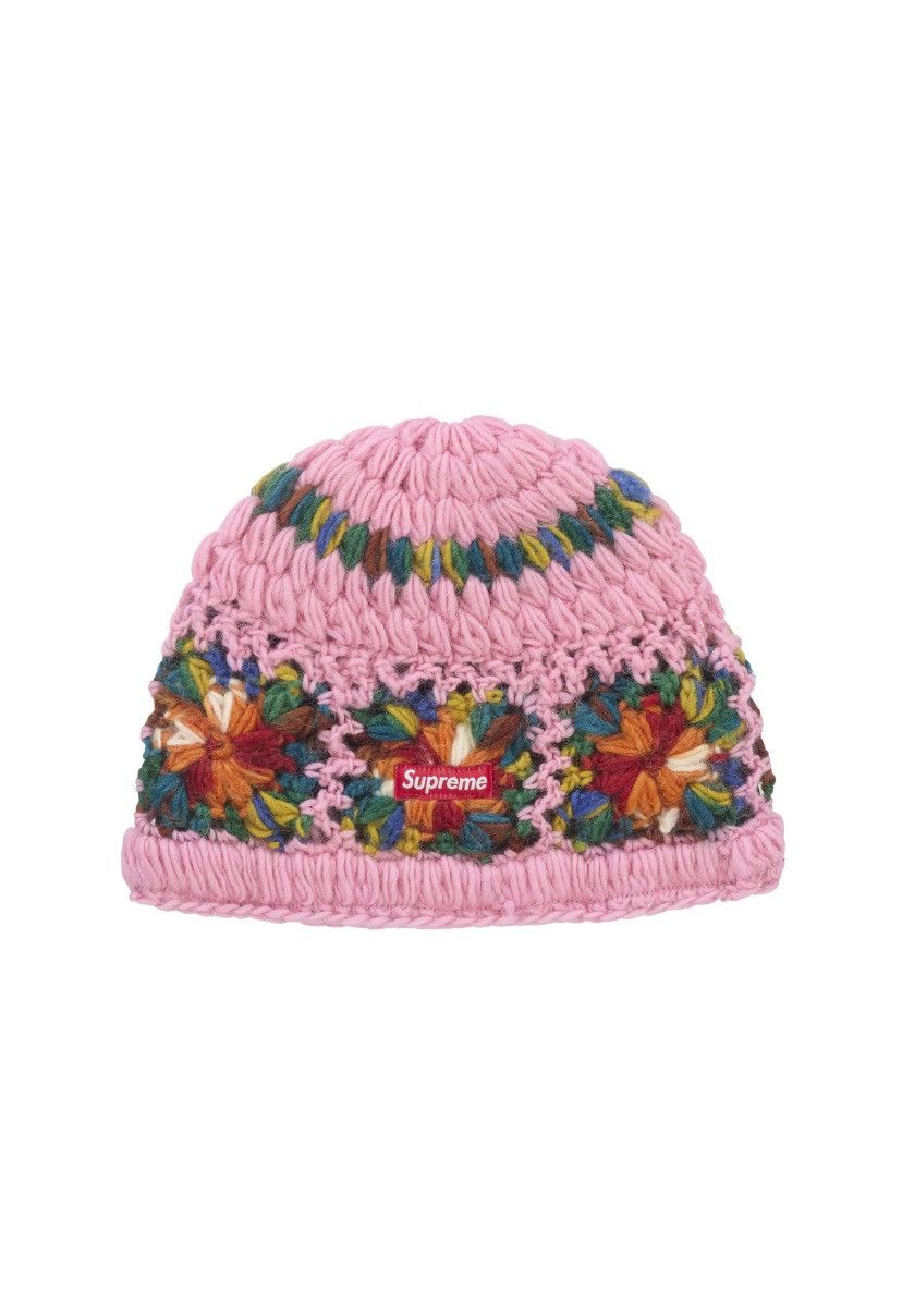 Supreme Supreme Crochet Beanie (SS25) Pink | Grailed
