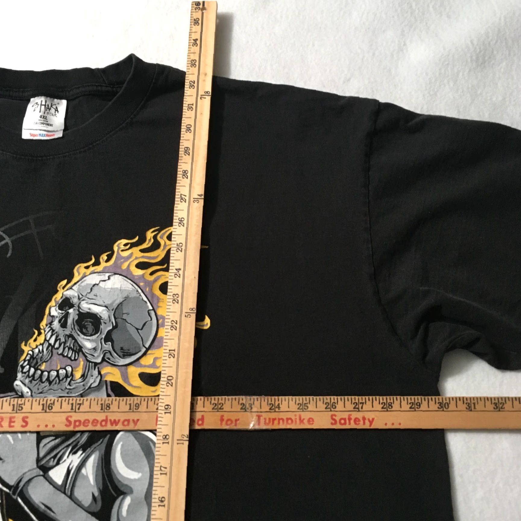 Vintage VINTAGE Kobe Bryant Mamba Forever 4XL Shirt Mens Black Cotton Skull Flames 24 laker Nike? Size US XXL / EU 58 / 5 - 5 Thumbnail