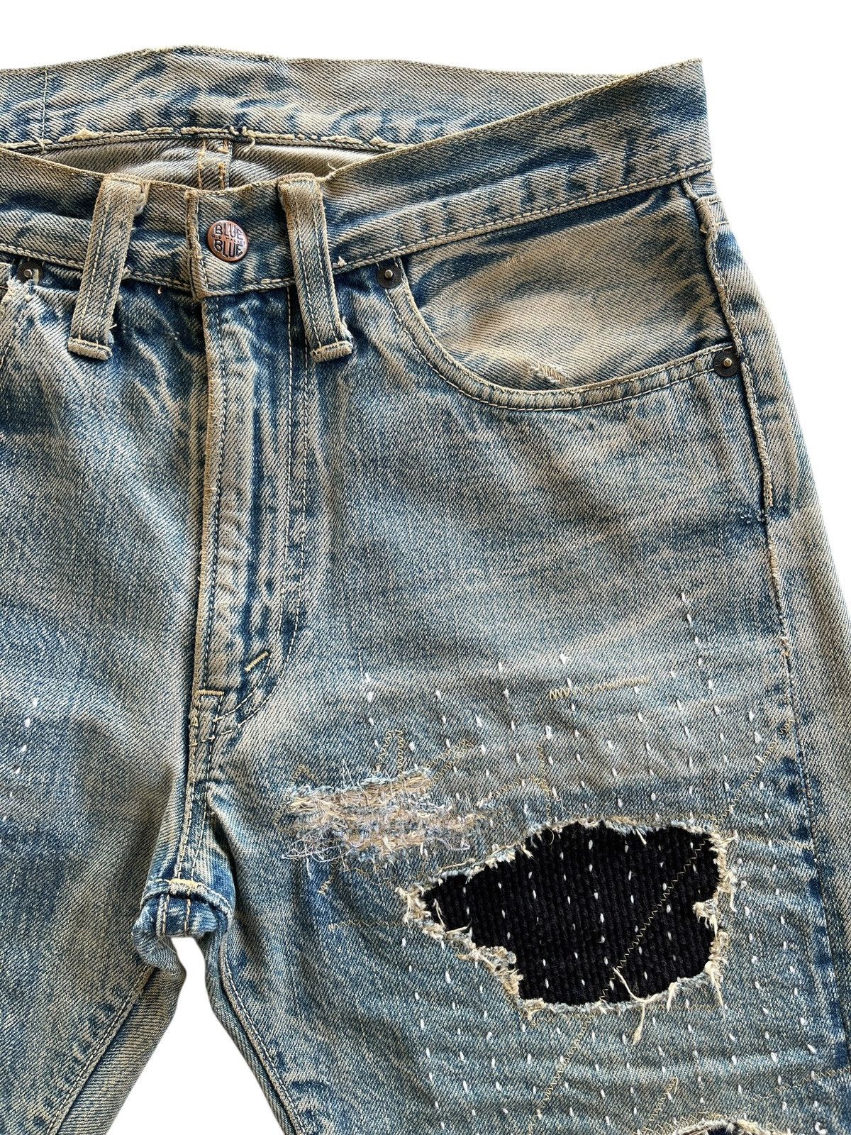 Blue Blue Japan Blue Blue Japan Sashiko Denim Size US 28 / EU 44 - 6 Thumbnail