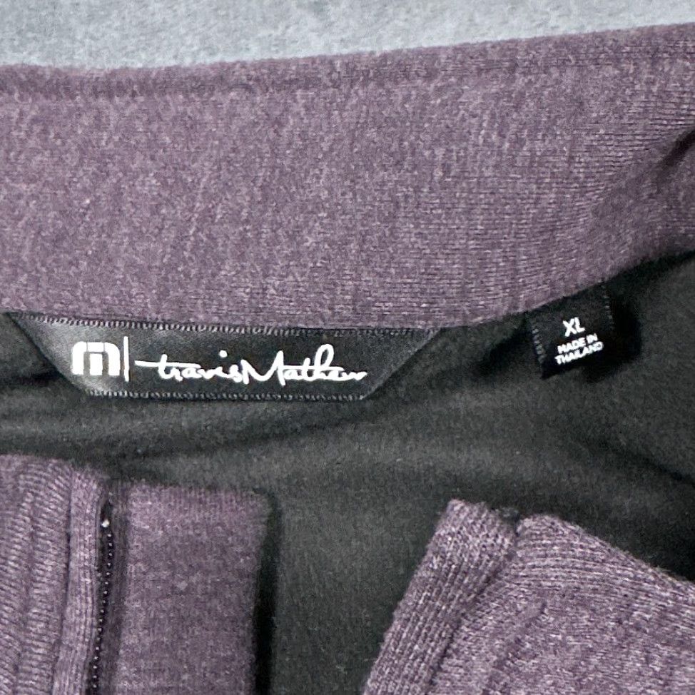 TravisMathew Travis Mathew Jacket Mens XL Heather Purple Full Zip Size US XL / EU 56 / 4 - 5 Thumbnail