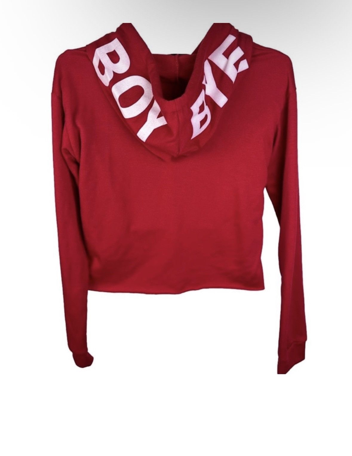 Other Women's Red Hooded Long-Sleeve Top with Drawstring Size S / US 4 / IT 40 - 2 Thumbnail