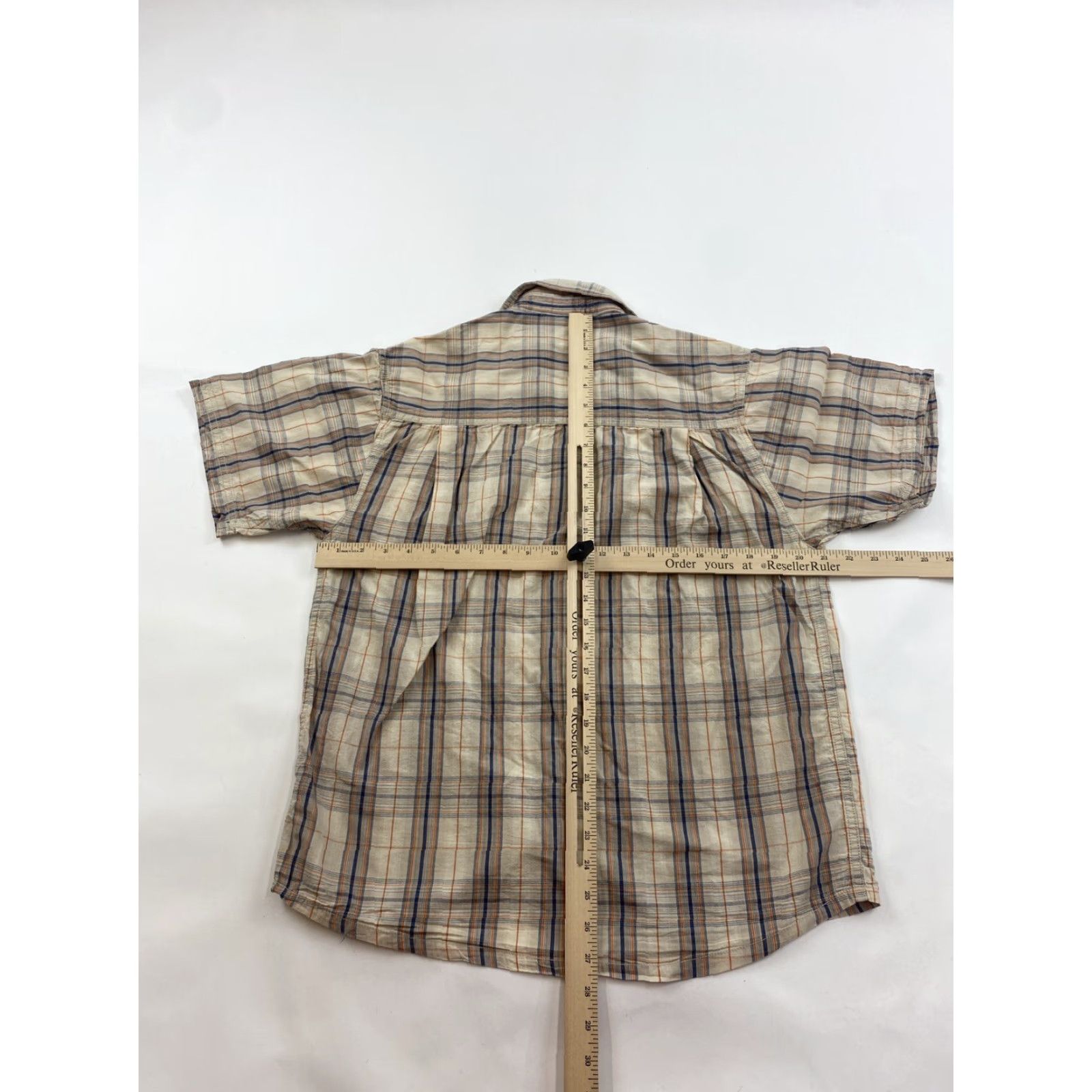 KAVU KAVU Button-Up Shirt Men’s Medium Plaid Short Sleeve Blue, Shirt, Mens, M, Plaid, Button-Up, KAVU, Blue, Bahamas Size US M / EU 48-50 / 2 - 3 Thumbnail