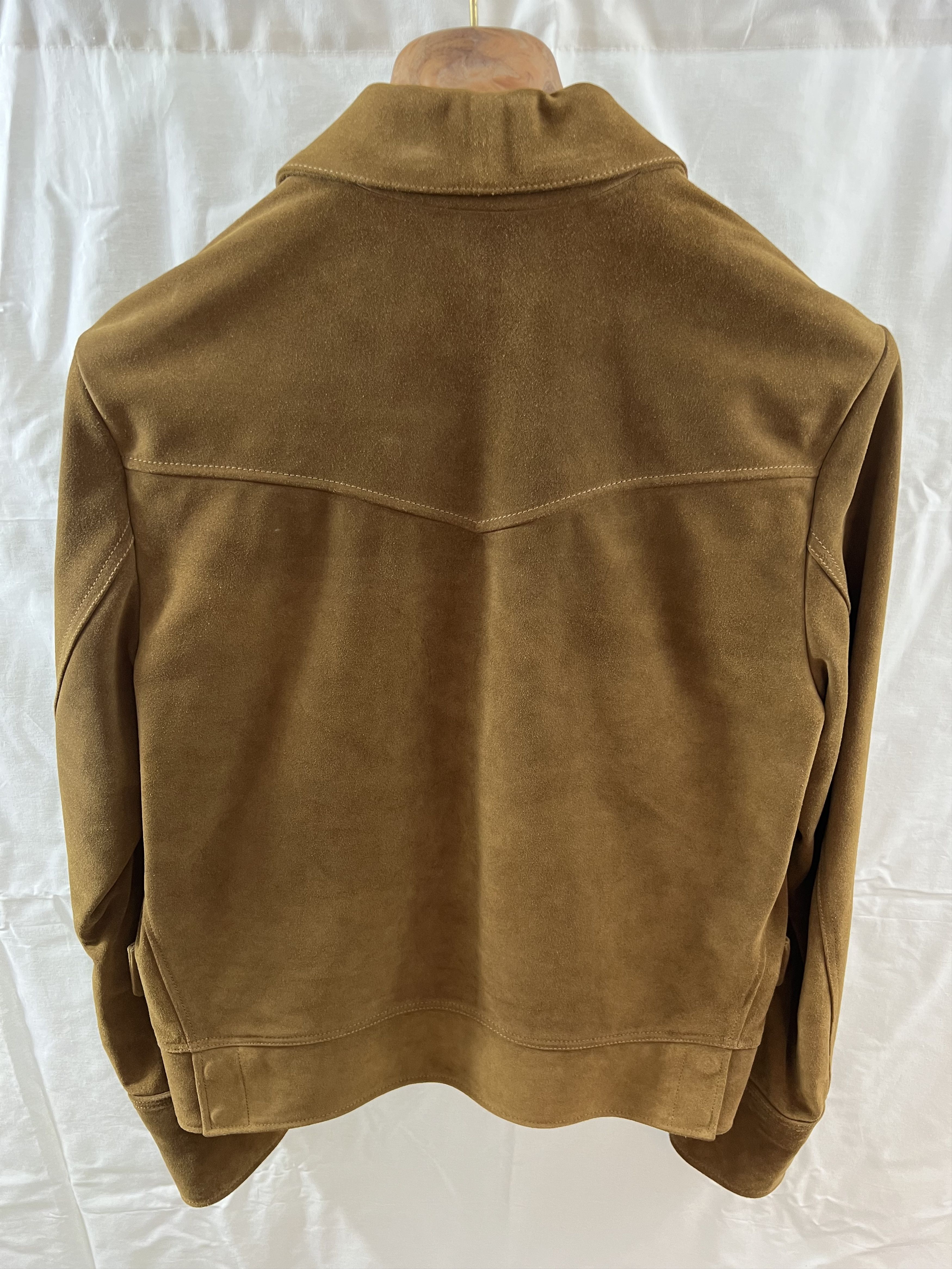 Maison Margiela Margiela 2016 Suede Zip Flap Pocket Jacket, Camel, IT 52 Size US L / EU 52-54 / 3 - 3 Thumbnail