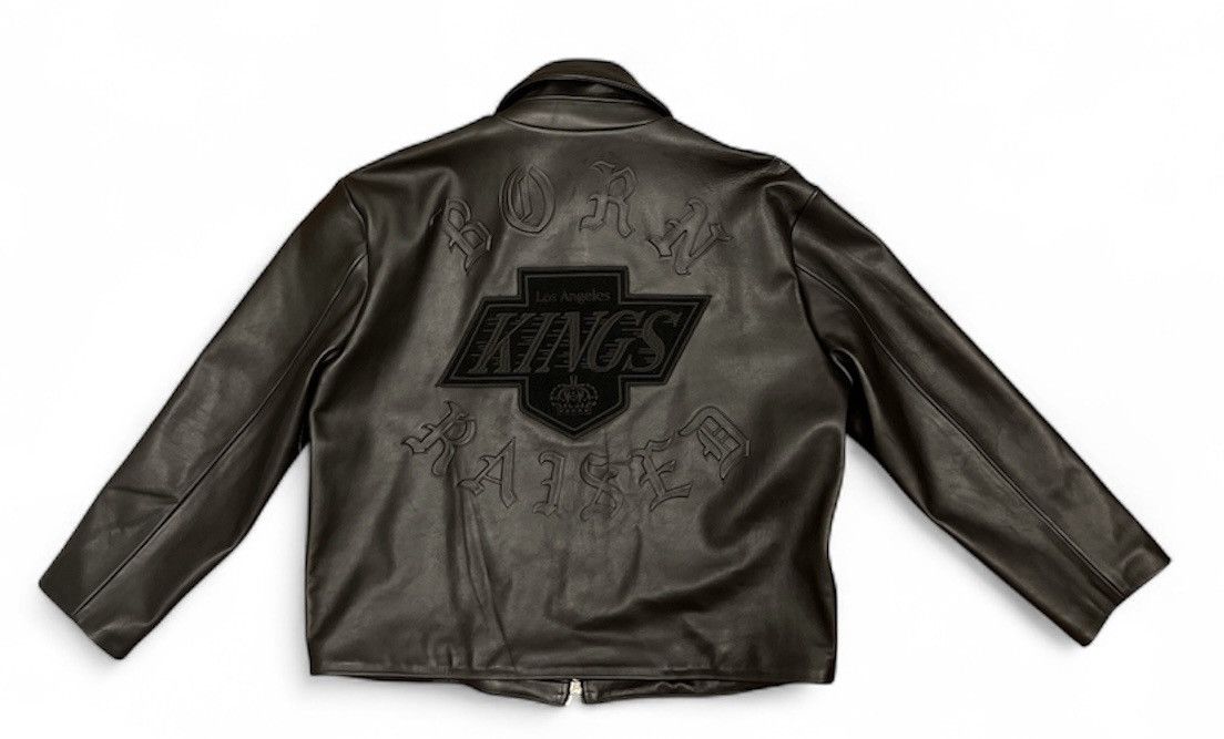 Born X Raised KINGS BXR LEATHER JACKET Size US XL / EU 56 / 4 - 2 Thumbnail