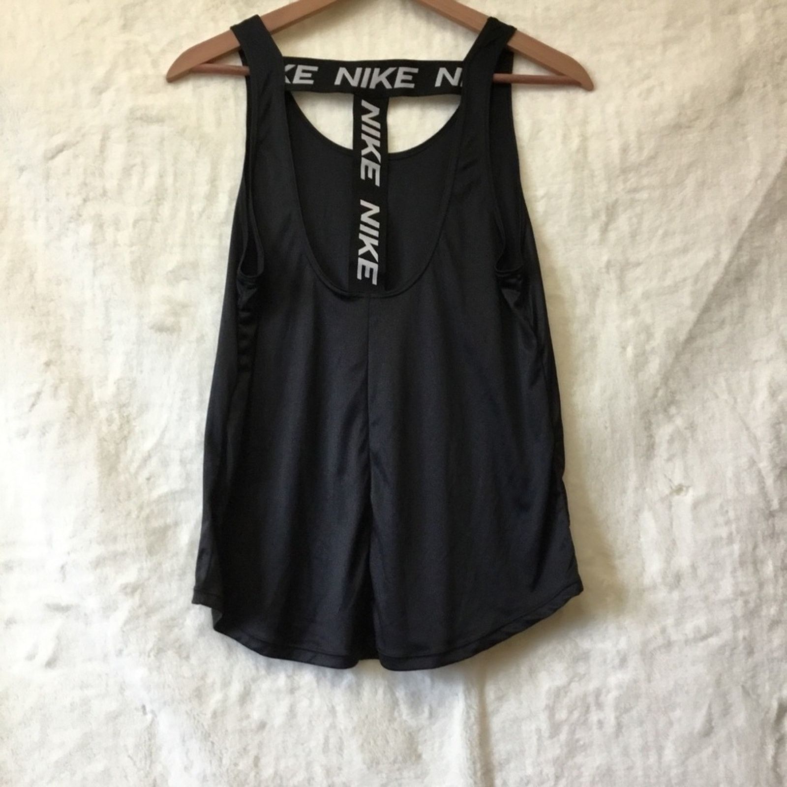 Nike Nike Black Dri-Fit Racerback Tank Top Size M / US 6-8 / IT 42-44 - 5 Thumbnail