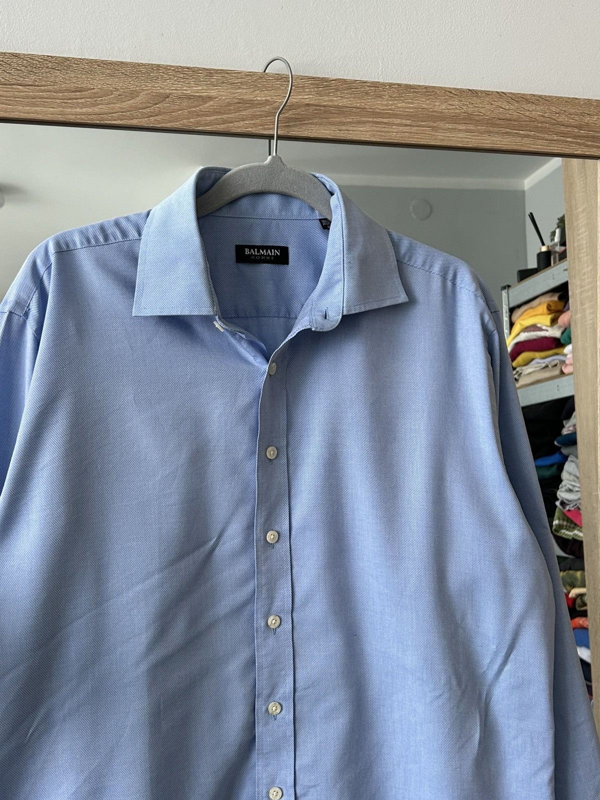 Balmain Vintage shirt Balmain homme blue large Size US M / EU 48-50 / 2 - 12 Thumbnail