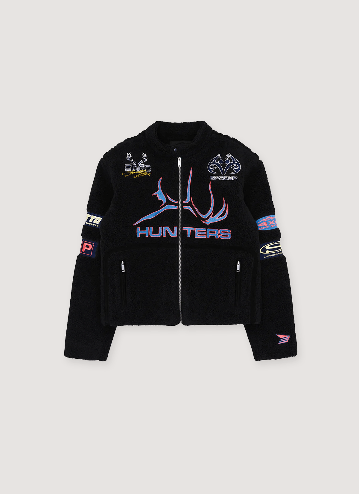 Sp5der Worldwide Sherpa Hunter Moto Jacket Black Size US XL / EU 56 / 4 - 1 Thumbnail
