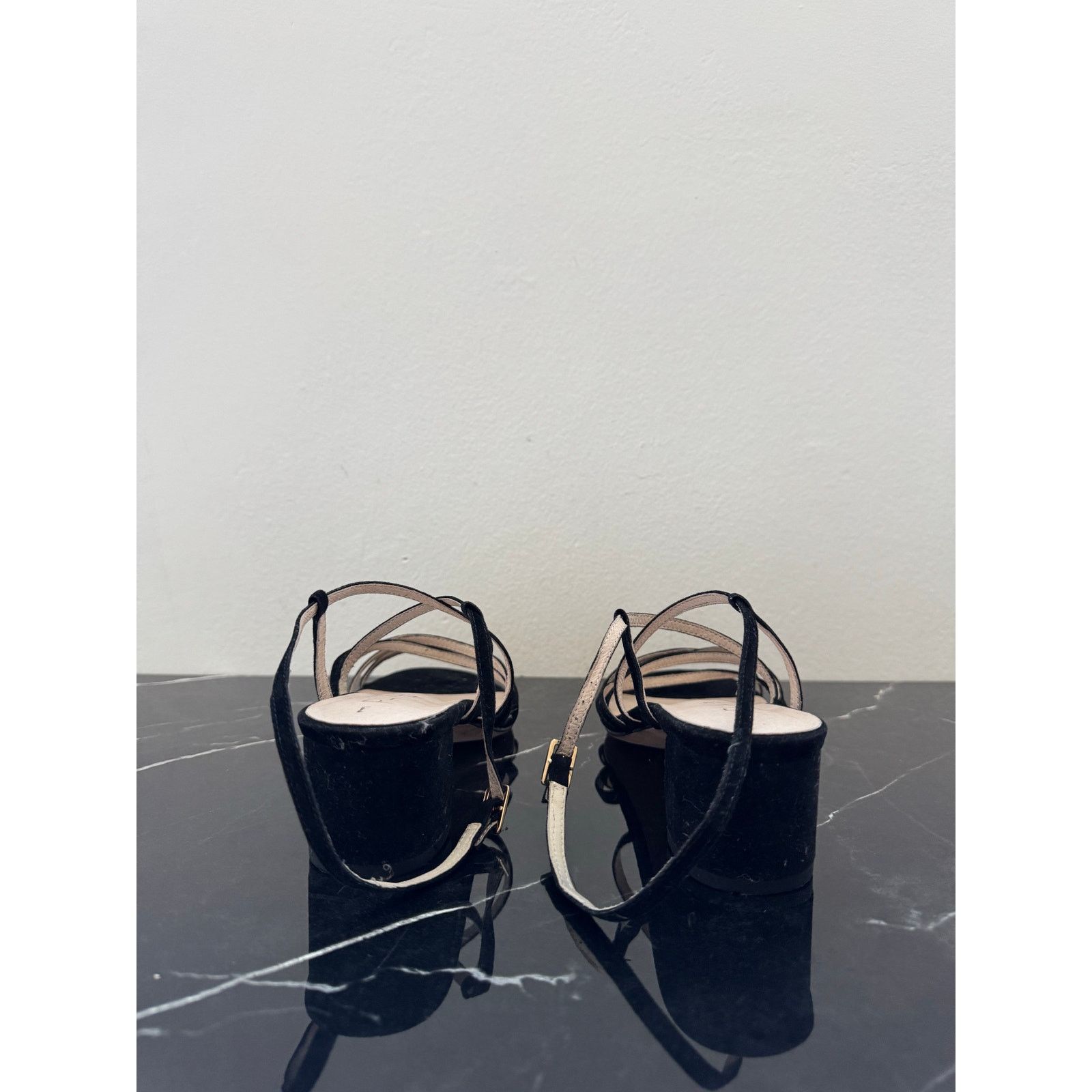 Other Raye Black Strappy Block Sandals Size US 8 / IT 38 - 4 Thumbnail