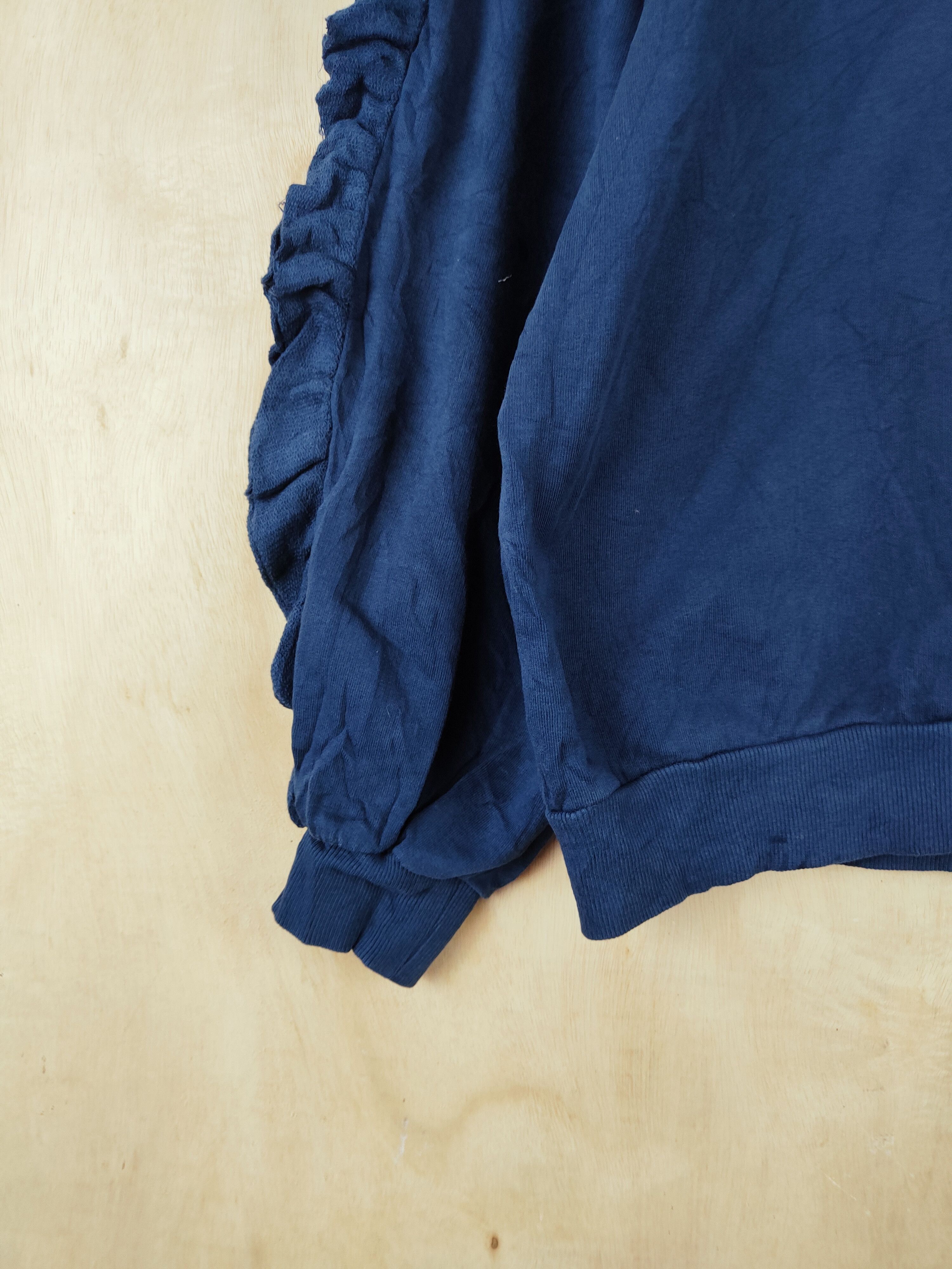 Vintage Avant-garde design 💥 Emsexcite Dark Blue Sweatshirts Size M / US 6-8 / IT 42-44 - 4 Thumbnail