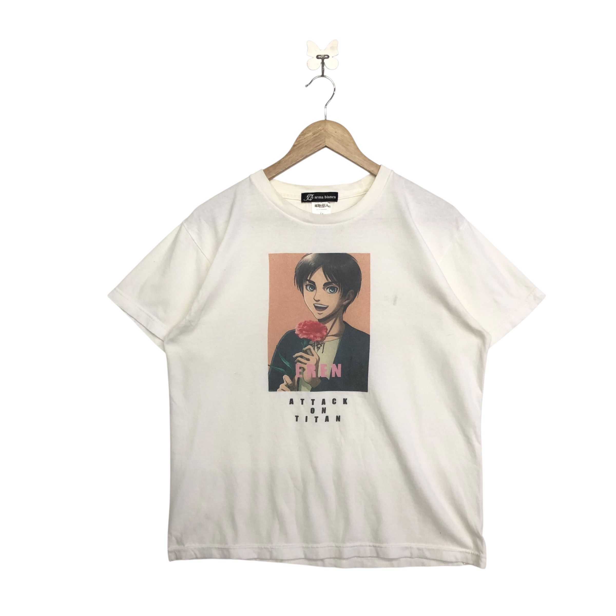 Anime ATTACK ON TITAN EREN YEAGAR ANIME GRAPHIC TEE Size US M / EU 48-50 / 2 - 1 Thumbnail