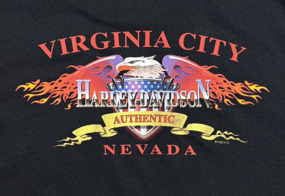Harley Davidson Harley Davidson 1999 Virginia City Nevada Moto T-Shirt Size US XXL / EU 58 / 5 - 10 Thumbnail