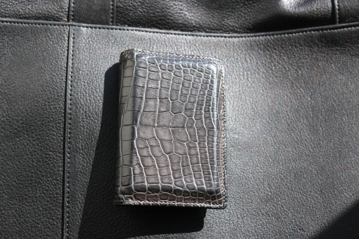 Hermes Hermes MC2 Euclid Cardholder Wallet in Alligator Leather Size ONE SIZE - 1 Thumbnail