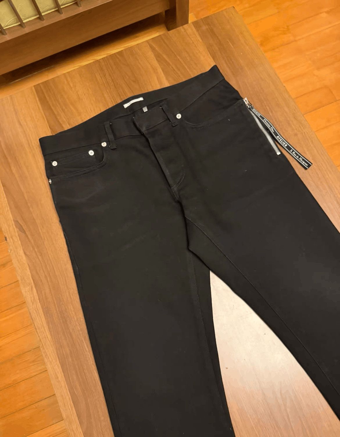 Dior Dior Sz 30 Dior 18SS Logo Stripe Denim-2506 Size US 30 / EU 46 - 2 Thumbnail