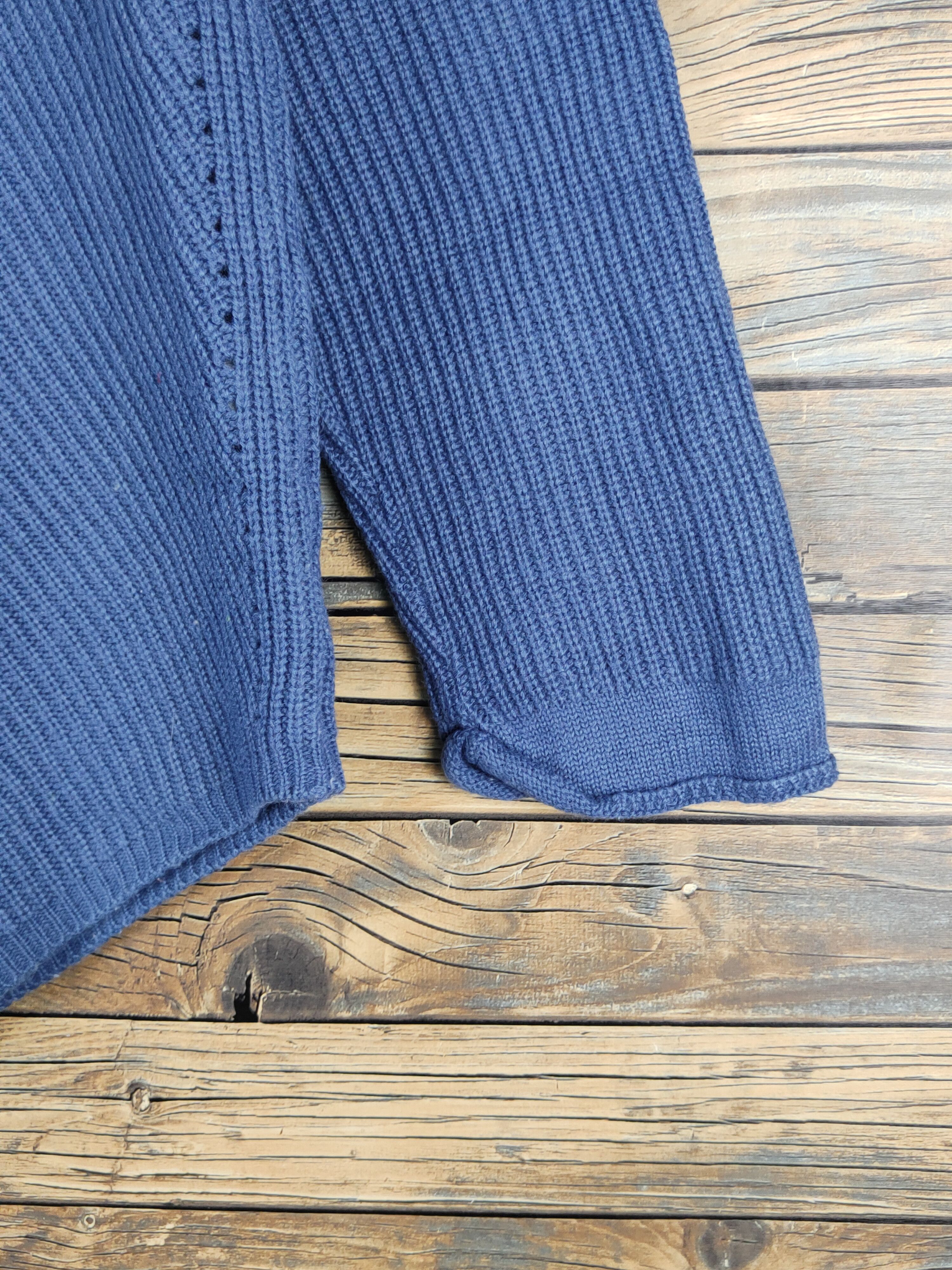 Homespun Knitwear × Japanese Brand × Vintage Japanese Brand Blue Knitwear Sweatshirts #W1145 Size L / US 10 / IT 46 - 6 Thumbnail