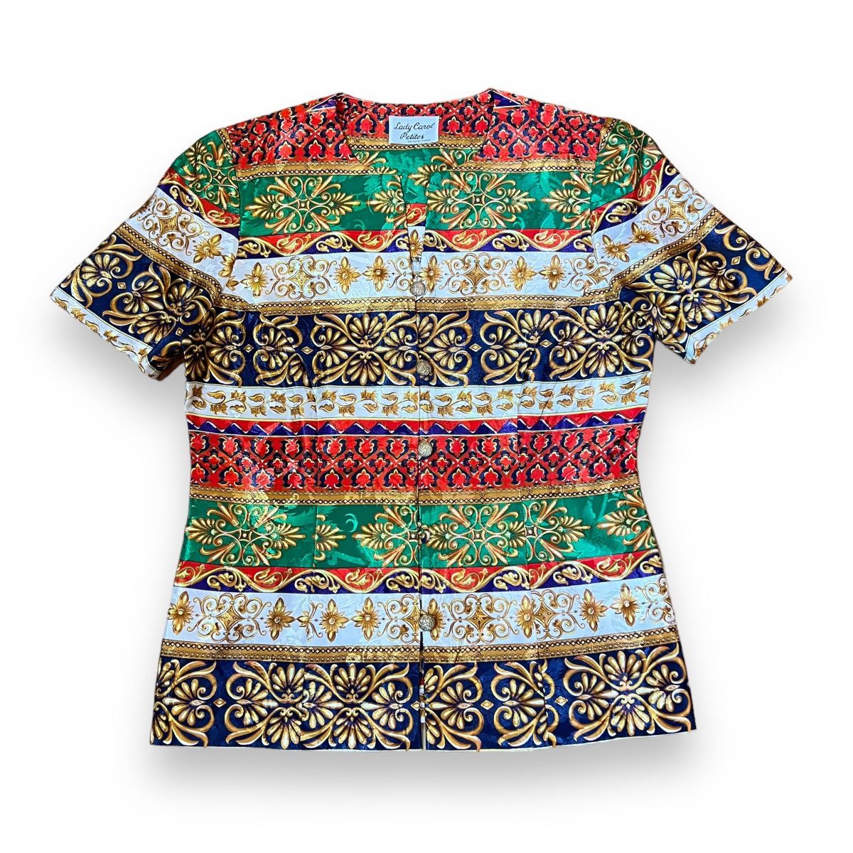 image of 1980S Silk Vintage Shirt Lady Carol Petites Of New York, Women's (Size Small)