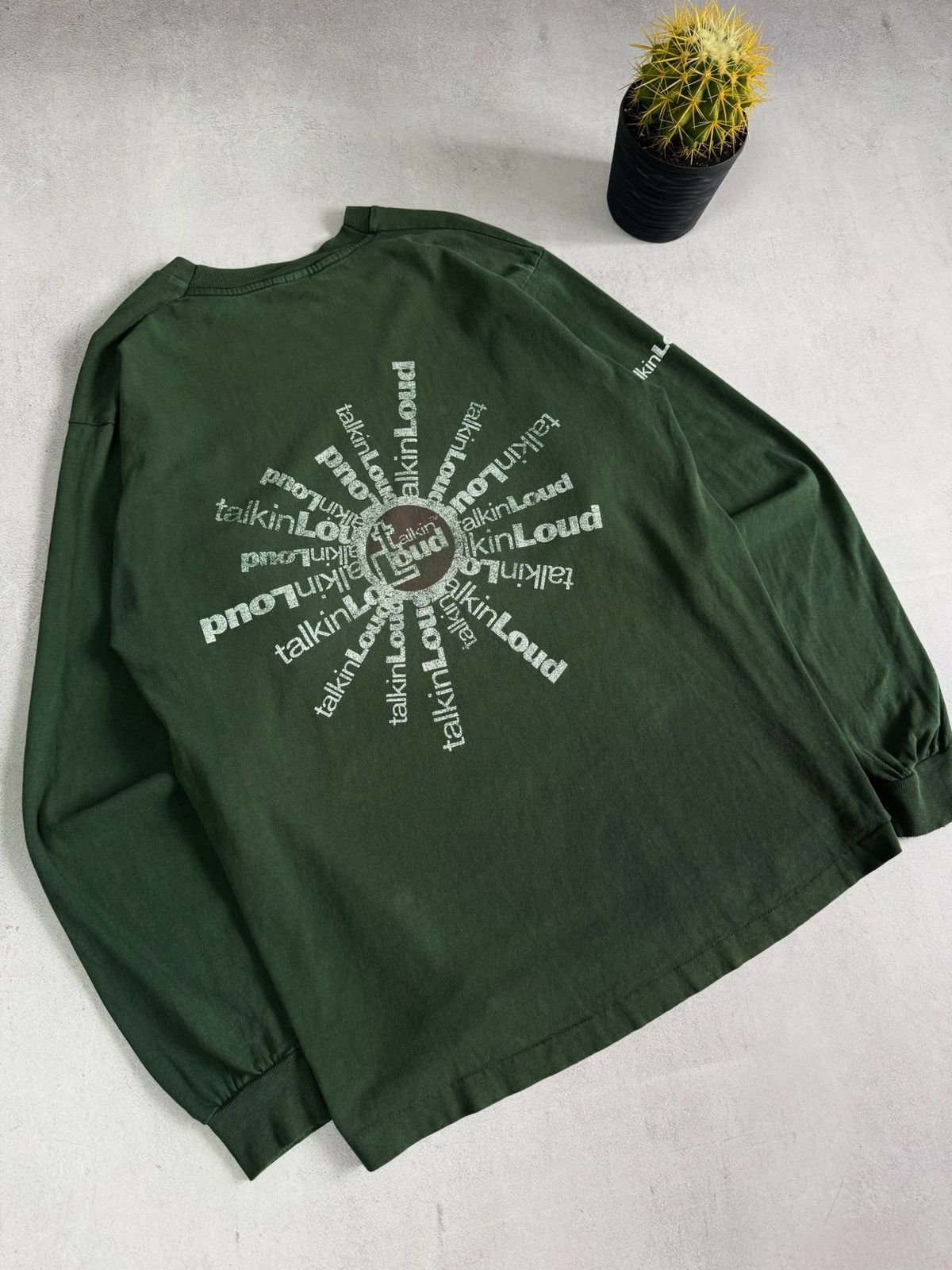 Vintage Very Rare Talkin Loud Long Sleeve Big Logo Mens Vintage 80s Size US L / EU 52-54 / 3 - 2 Thumbnail
