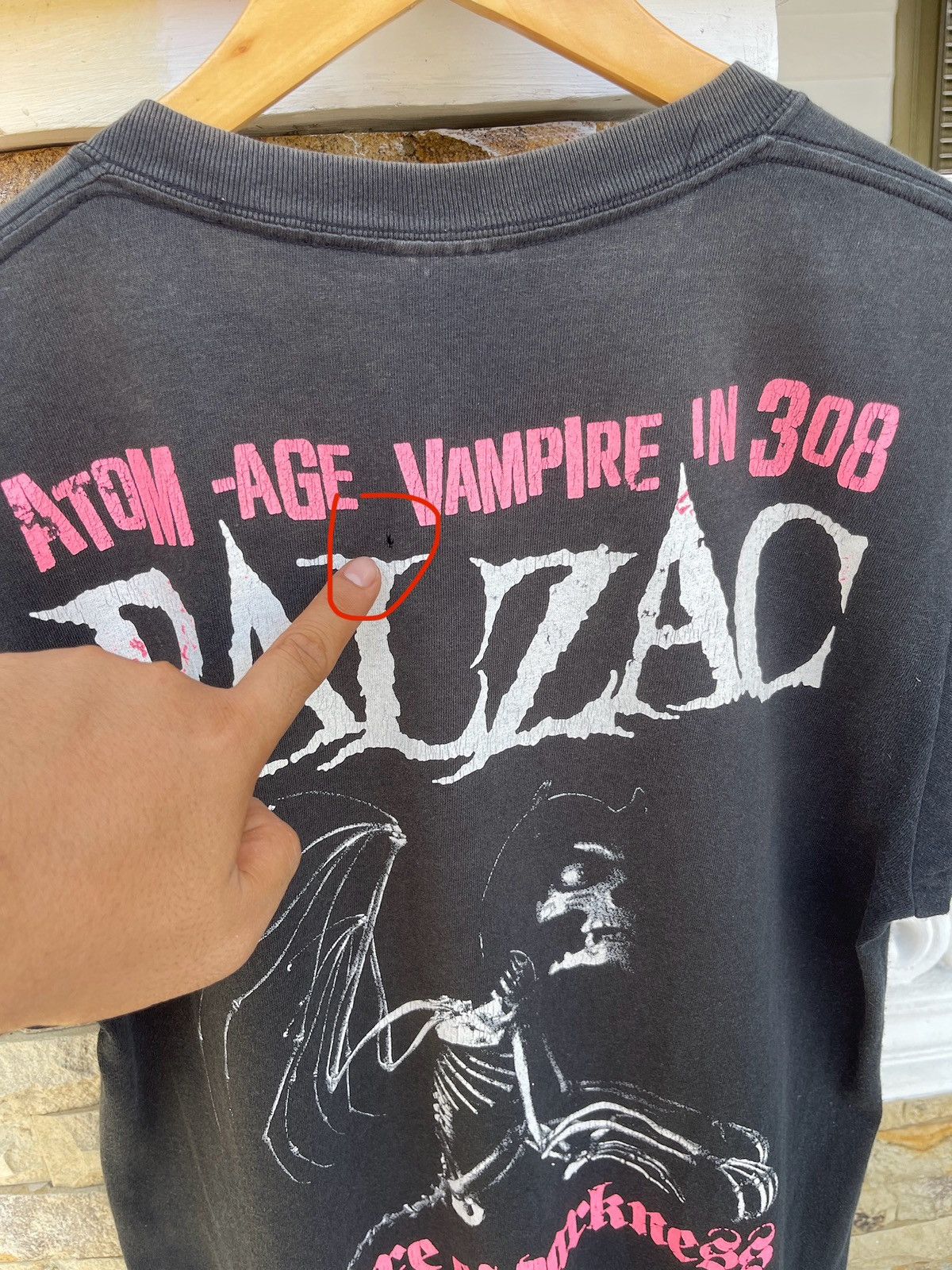 Band Tees × Expert Horror Last 🔥Vtg BALZAC Beware of Darkness Tour Punk Rock Band Tee Size US M / EU 48-50 / 2 - 7 Thumbnail