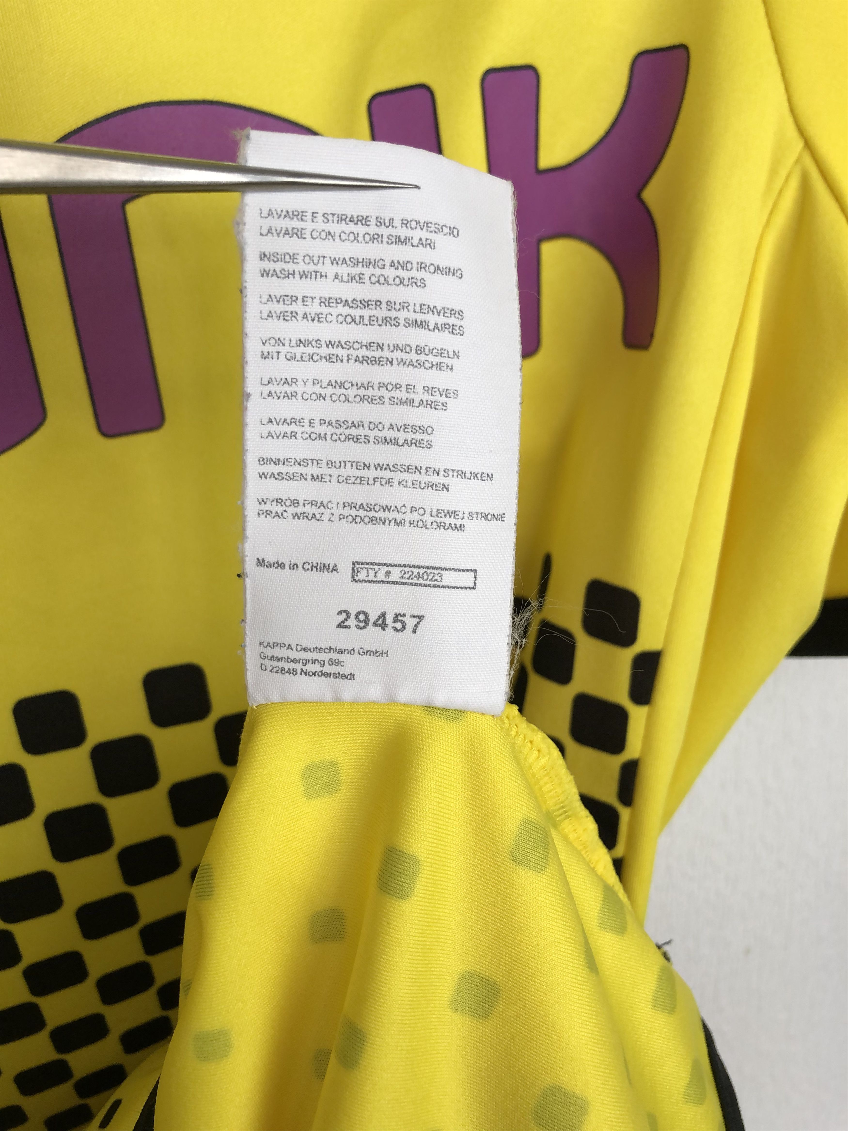 Kappa Borussia Dortmund football shirt 2011 Soccer Kappa Jersey Size US M / EU 48-50 / 2 - 8 Thumbnail