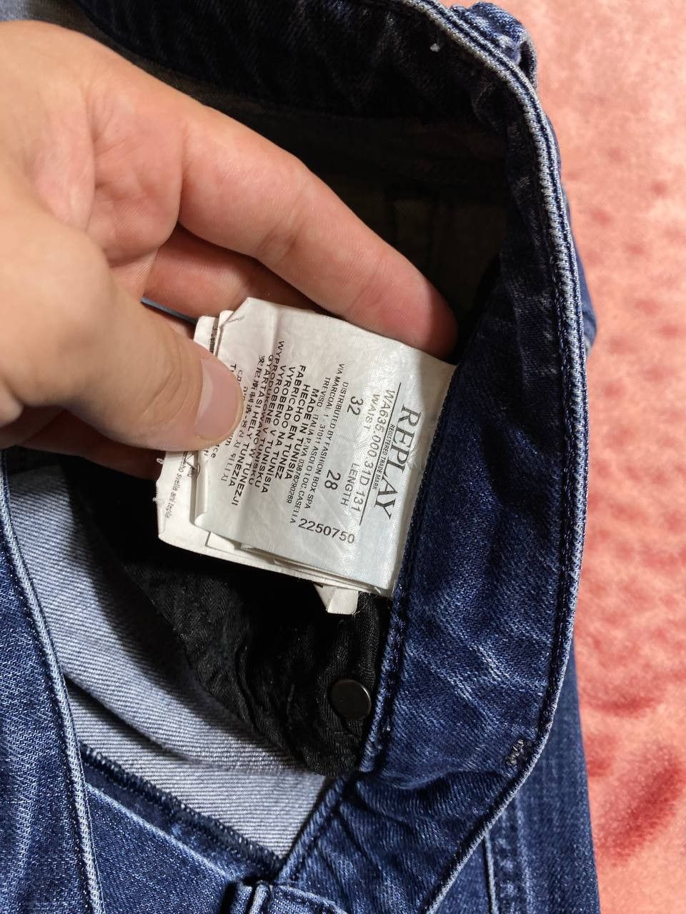 Japanese Brand Vintage Dirty Baggy Faded Jean Japan Avant Garde Style Size US 32 / EU 48 - 16 Thumbnail
