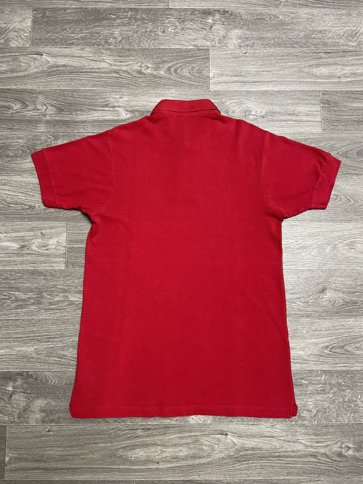 Burberry Vintage Burberrys Red Polo Shirt 90s Size US L / EU 52-54 / 3 - 9 Thumbnail
